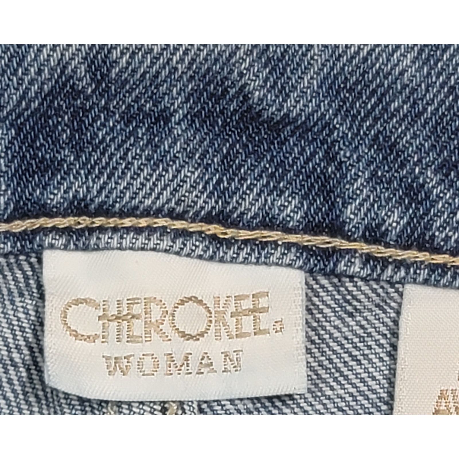 Cherokee Cherokee Blue 5 Pocket Design Denim Jeans 22W Lightweight Size 40" / US 18 - 3 Thumbnail