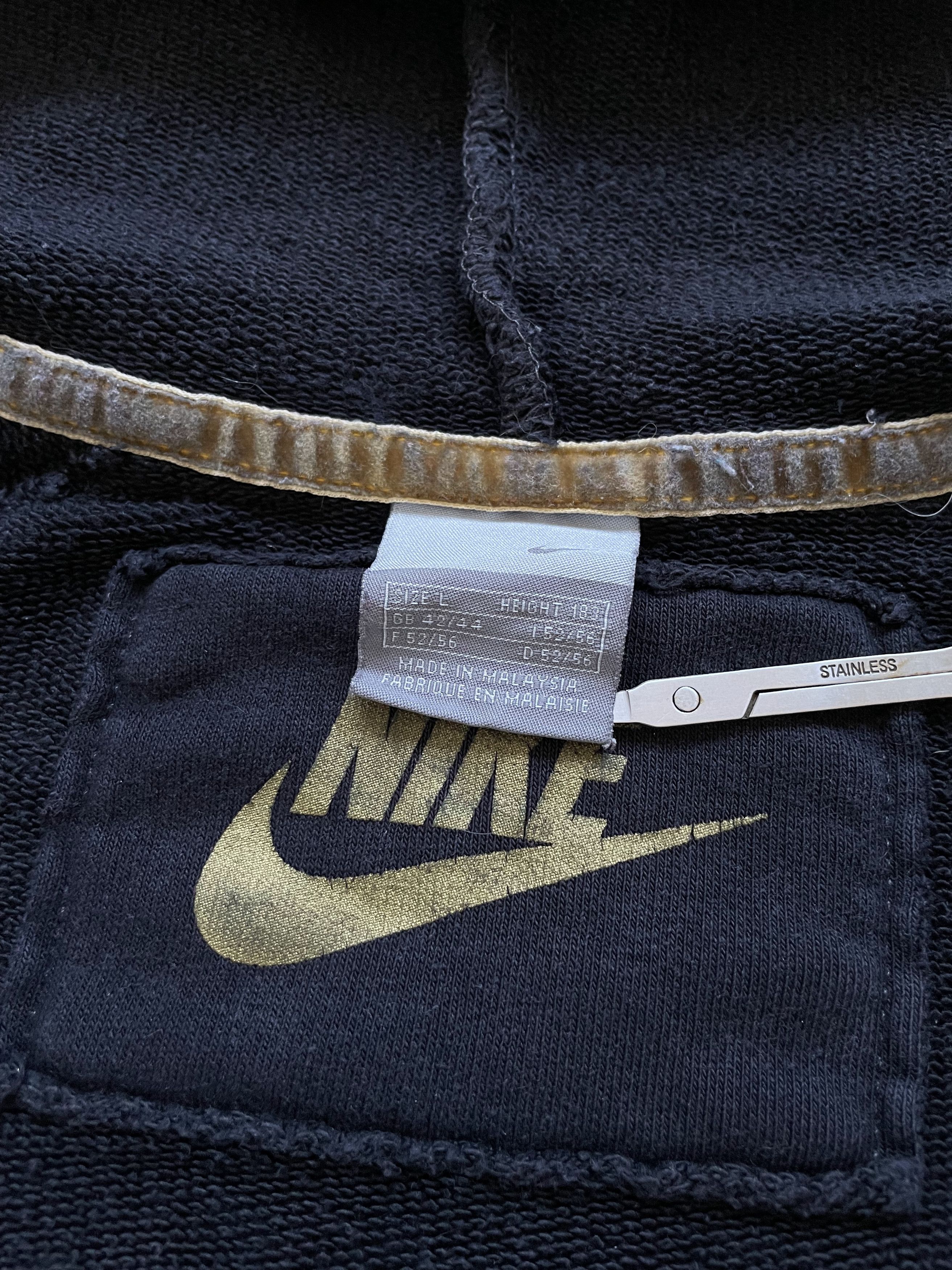 Nike Vintage Y2K Nike Big Logo Swoosh Zip Hoodie Size US XS / EU 42 / 0 - 3 Thumbnail