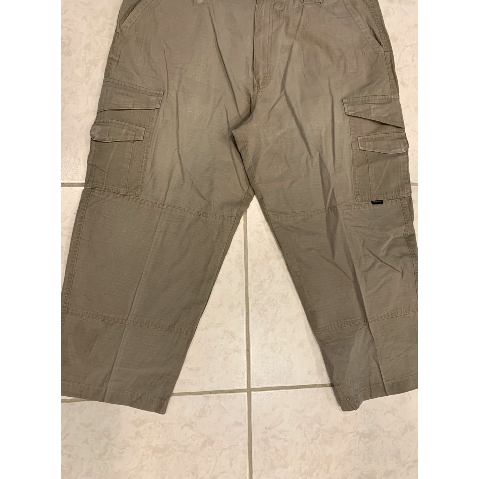 Doublet TRU-SPEC Brown Cargo Pants Men 38x25 Ripstop Double Knee Workwear Regular Cargo Pocket Utility Pants Size US 38 / EU 54 - 3 Thumbnail