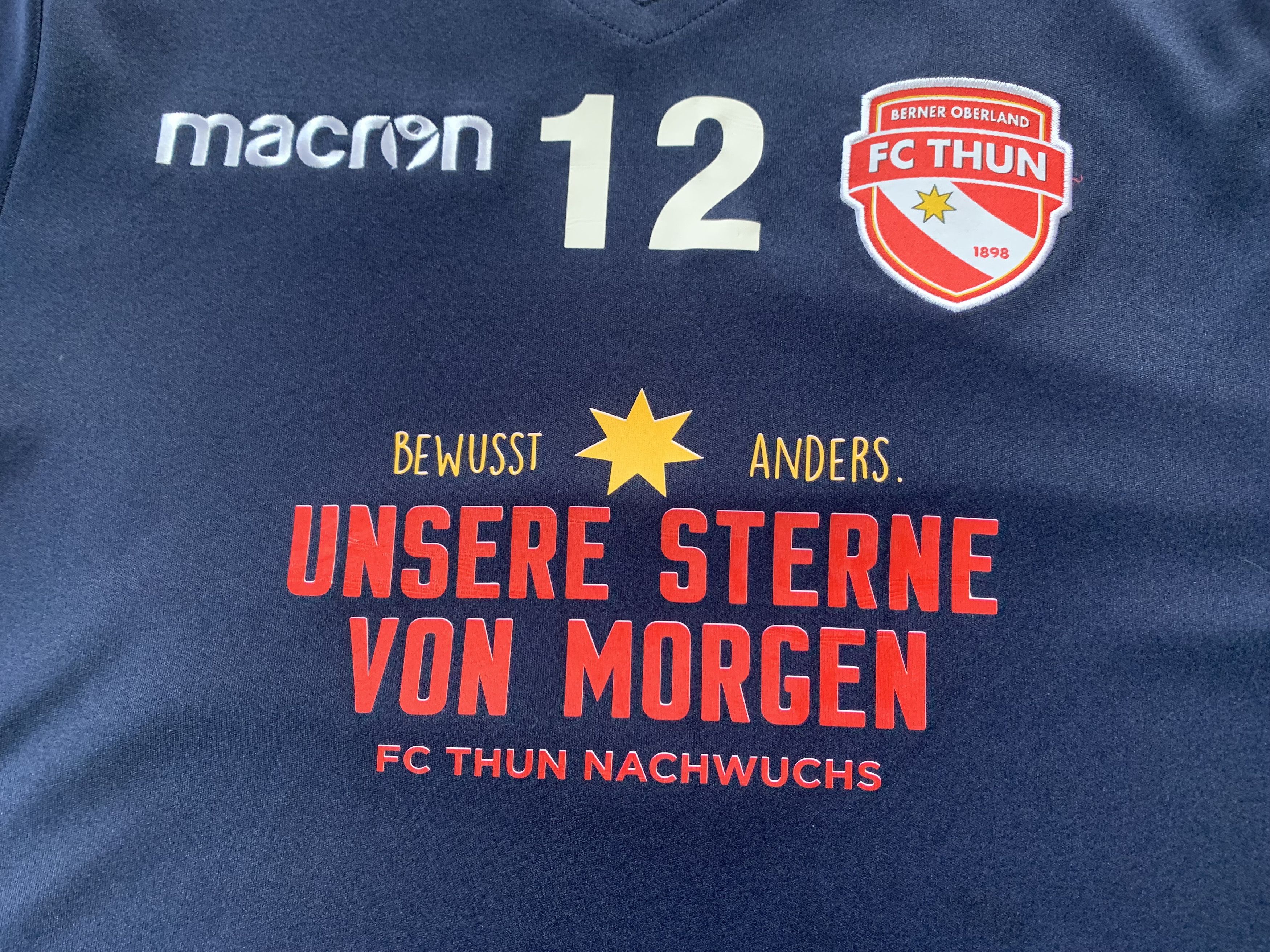 Macron × Vintage Macron FC Thun Soccer T-Shirt Size US M / EU 48-50 / 2 - 5 Thumbnail
