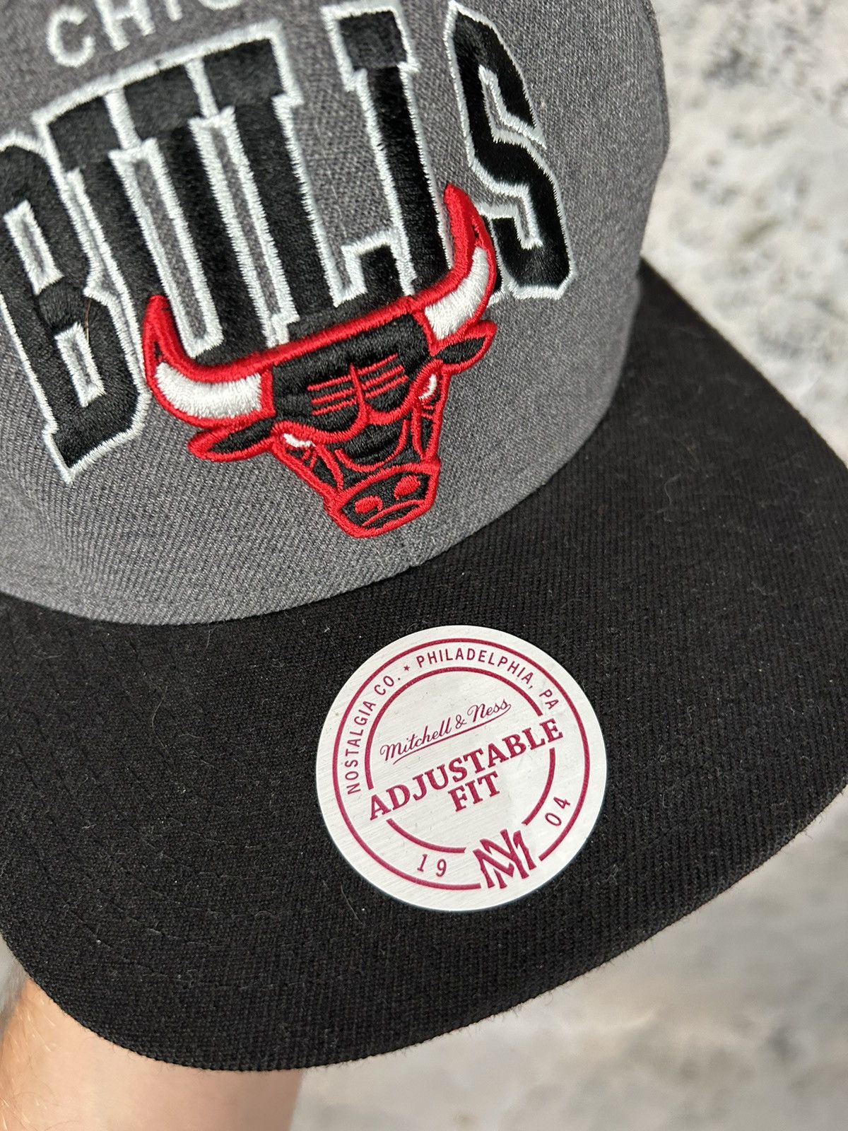 Mitchell & Ness × NBA × Vintage Chicago Bulls Mitchell & Ness NBA Basketball Hat Cap Size ONE SIZE - 3 Thumbnail
