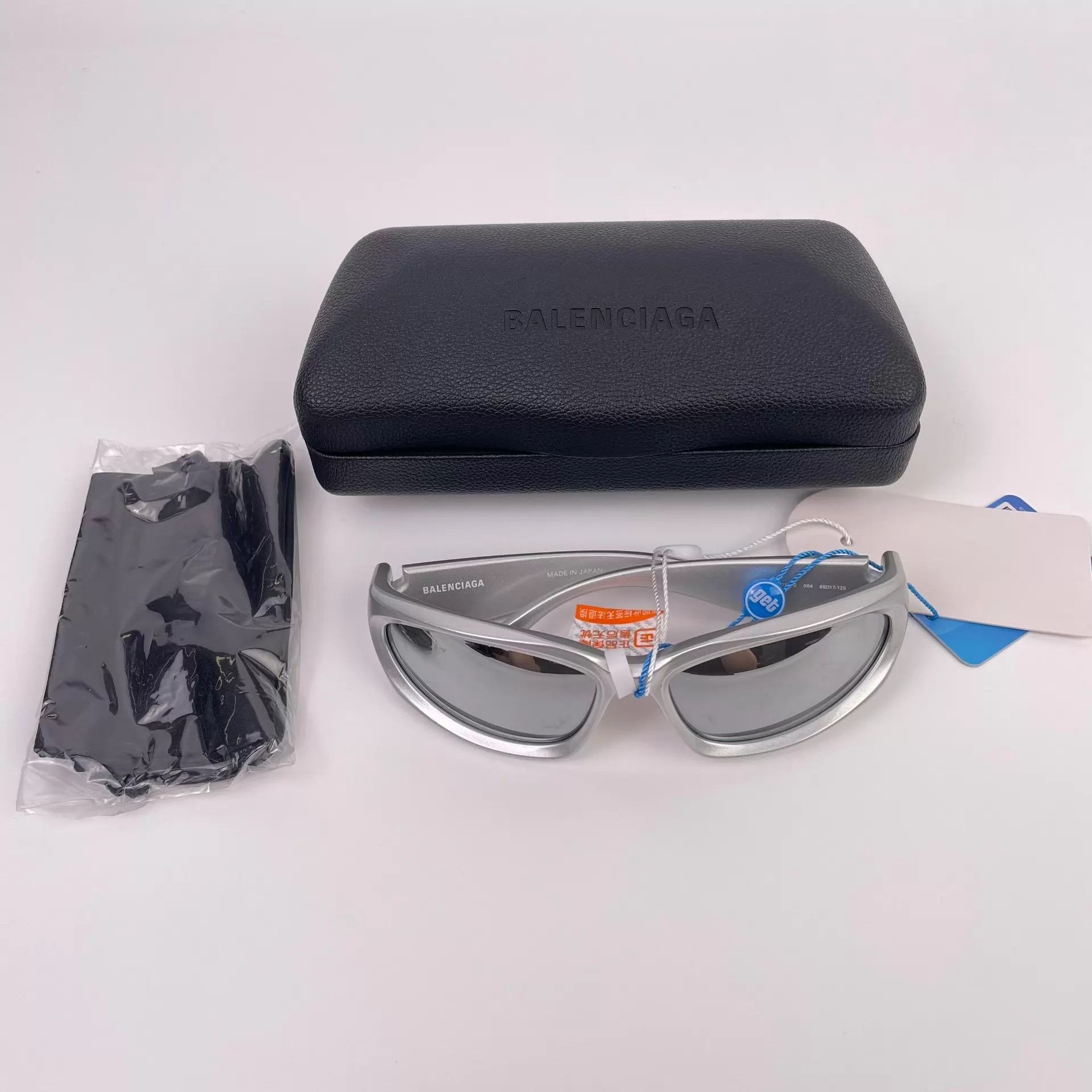 Balenciaga Balenciaga Silver Sunglasses 260428ZJMJH02 Size ONE SIZE - 2 Thumbnail