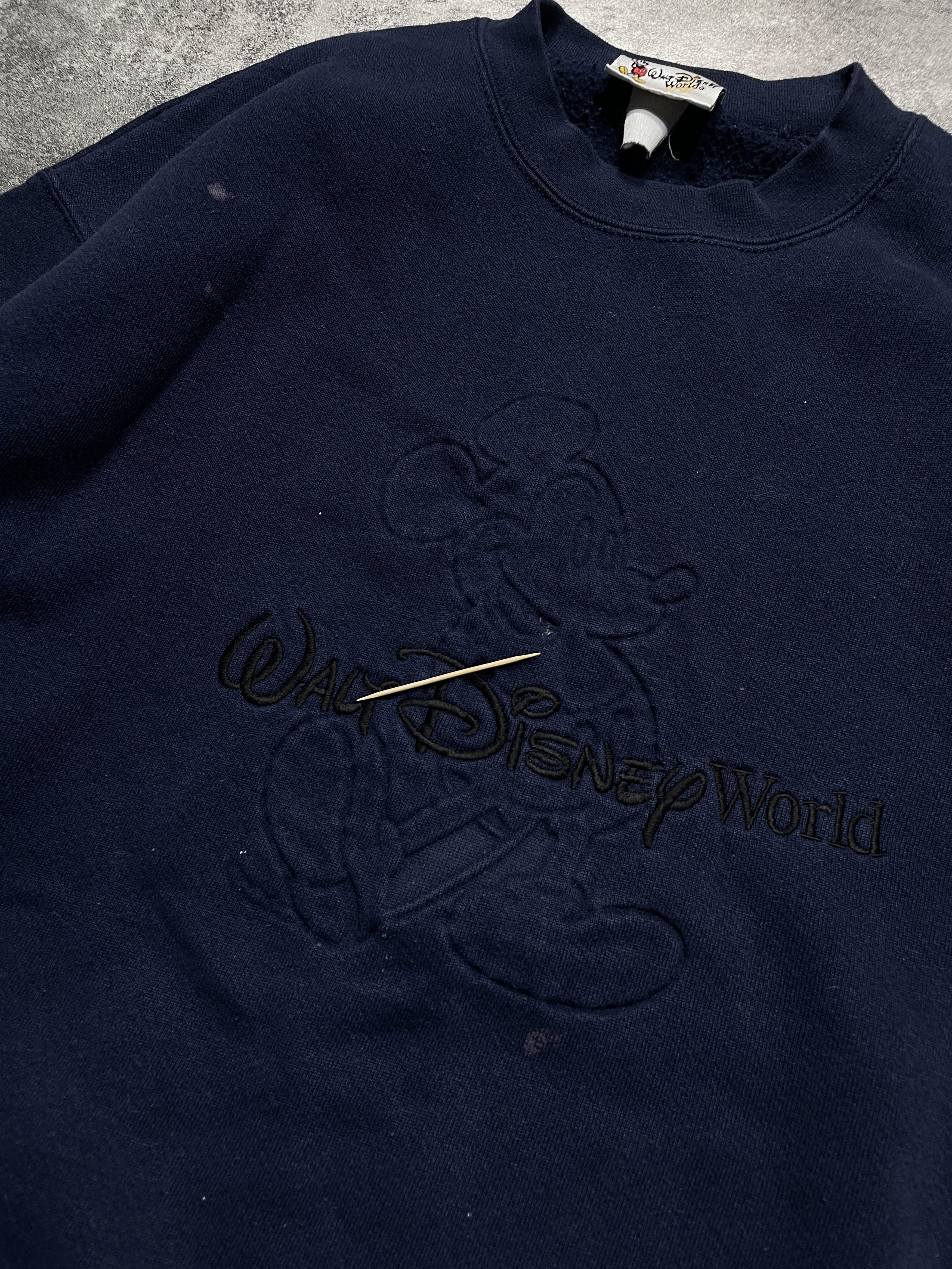 Disney 🔥RARE🔥Walt Disney 90s Authentic Sweatshirt Spellout Logo Size US M / EU 48-50 / 2 - 9 Thumbnail