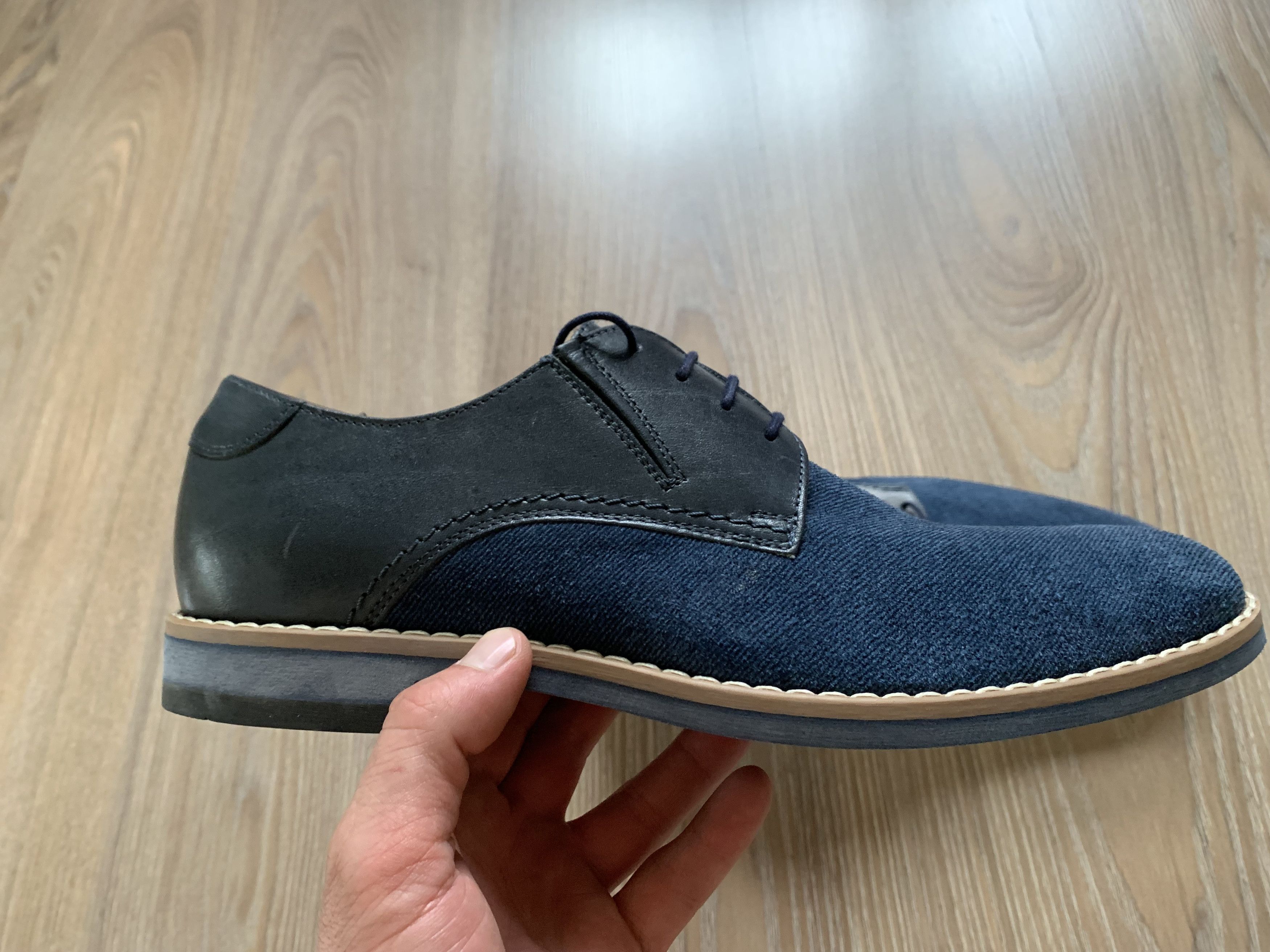 Other Lacuzzo Design Combined Leather Textile Italian Shoes Size US 9 / EU 42 - 3 Thumbnail