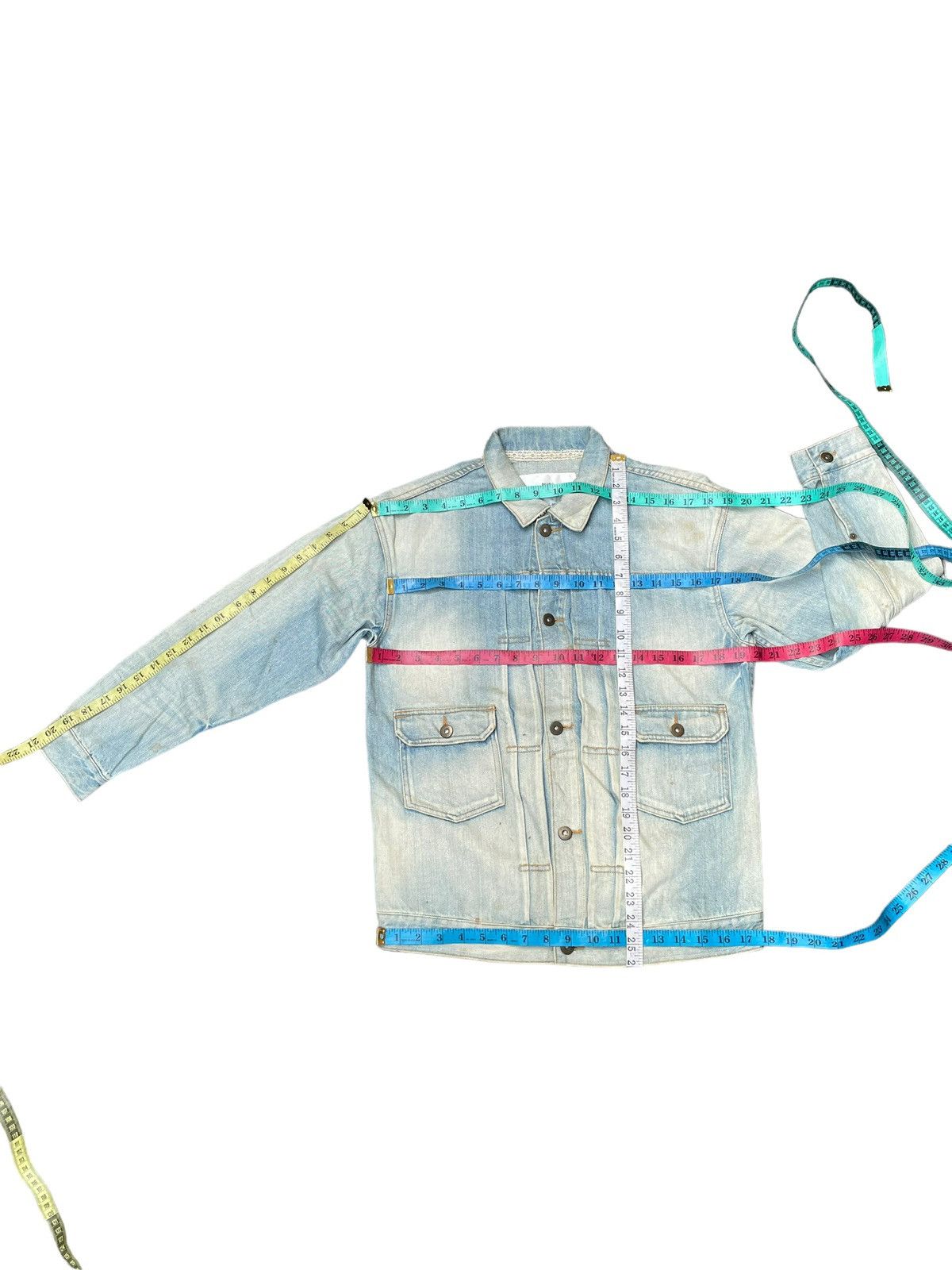 Designer Snidel Type II Faded Denim Jacket Size M / US 6-8 / IT 42-44 - 9 Thumbnail