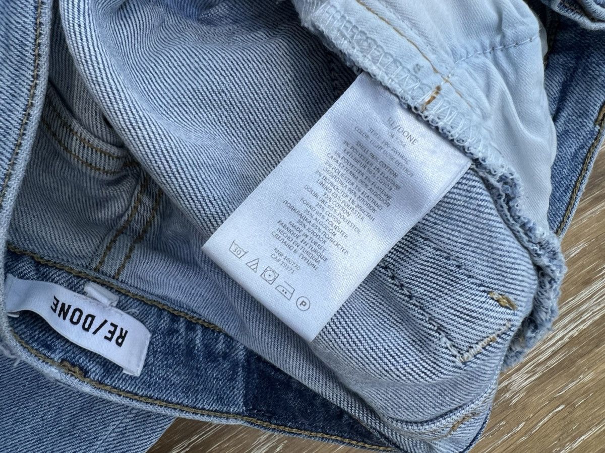 RE/DONE Re/done 90s High Tide Ankle Crop Jeans Size 27" / US 4 / IT 40 - 4 Thumbnail