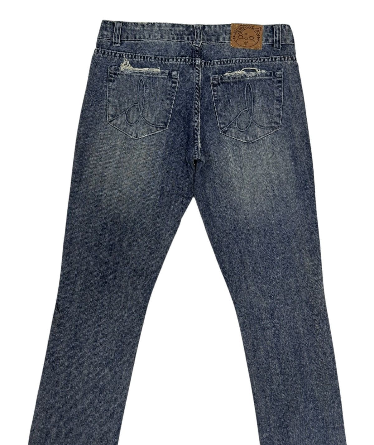 Drop Dead × Drop Dead Clothing Drop Dead Skinny Slim Fit Distressed Denim Jeans Size 30" / US 8 / IT 44 - 6 Thumbnail