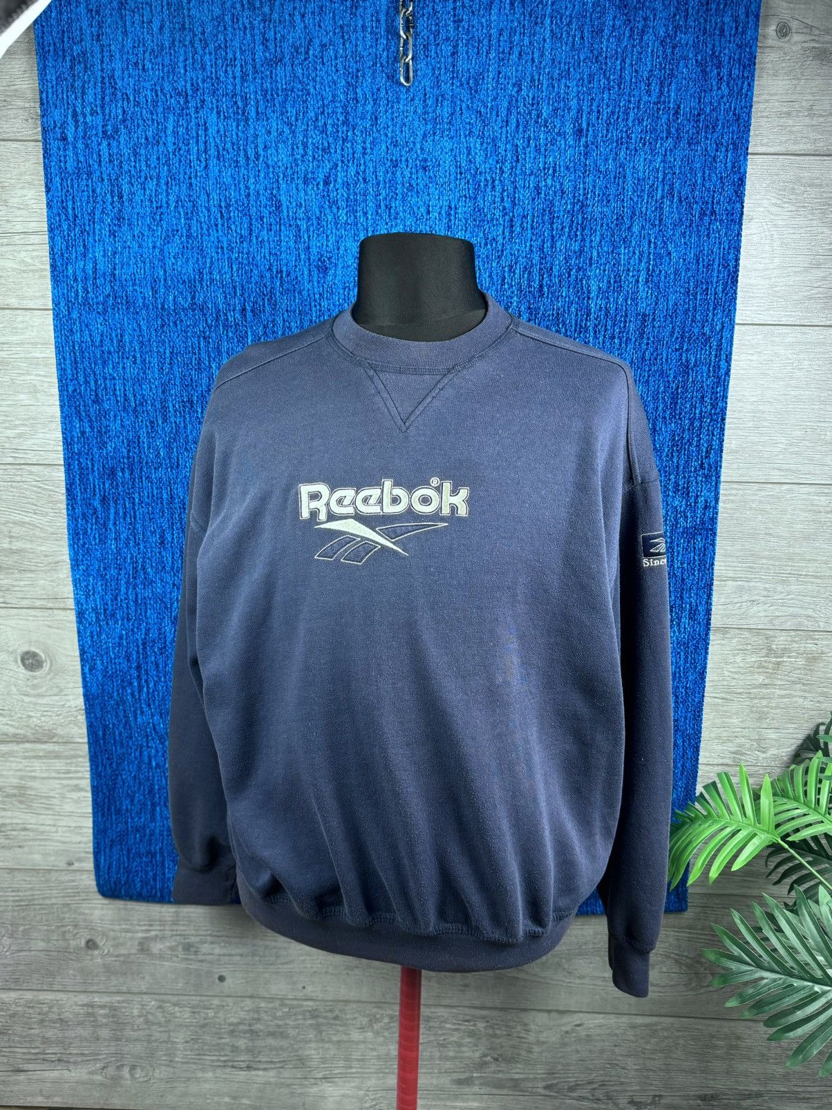 Reebok × Vintage REEBOK SWEATSHIRT VINTAGE 1895 RARE Y2K DRILL STYLE SIZE XL Size US XL / EU 56 / 4 - 2 Thumbnail