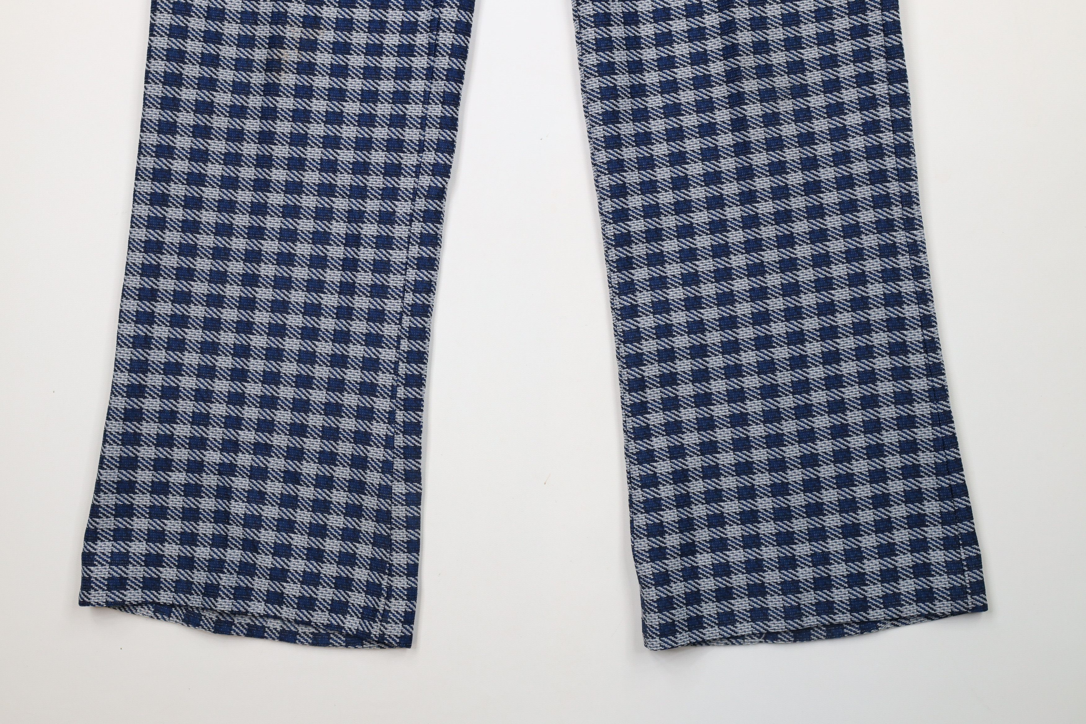 Vintage Vintage 60s 70s Streetwear Bell Bottoms Pants Plaid USA Size US 34 / EU 50 - 4 Thumbnail