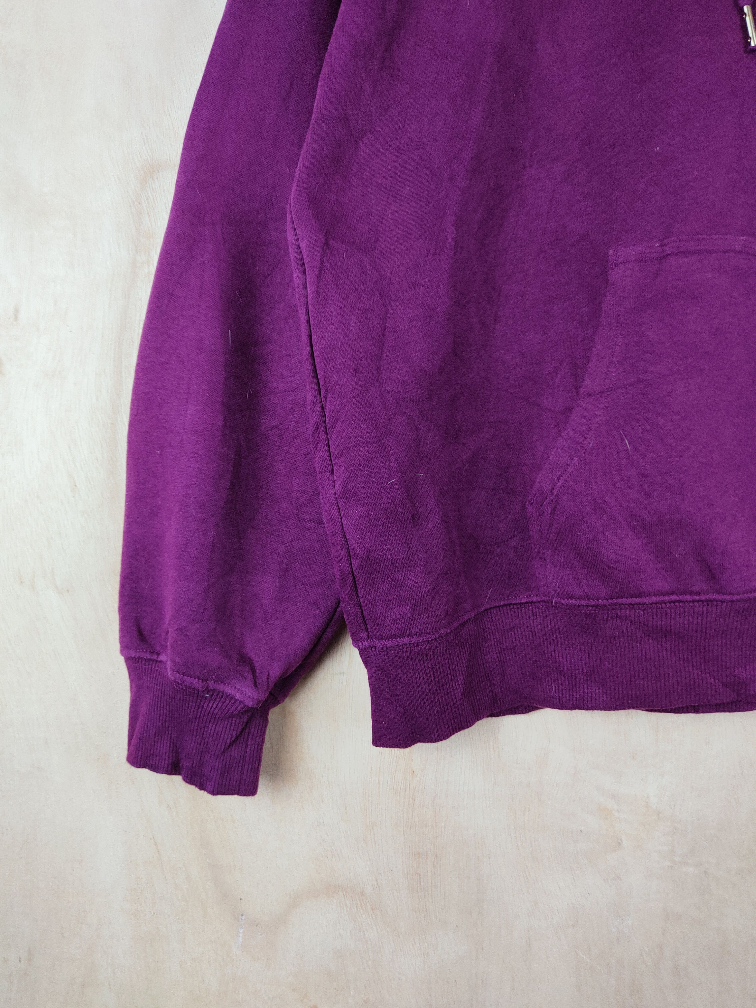 GU × Vintage Vintage 💥 Purple Hoodie Sweatshirts (Plain cool) Size XL / US 12-14 / IT 48-50 - 4 Thumbnail