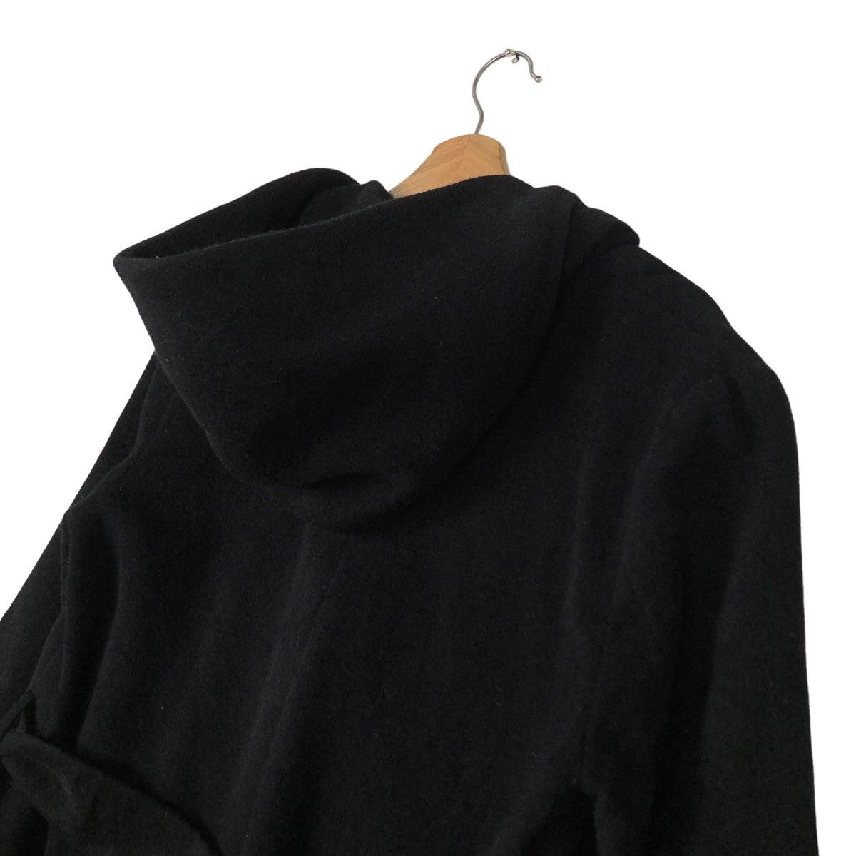 Japanese Brand 🔥Rich Black - Long Fly Wool Herringbone Calvin Klein Coats Size US M / EU 48-50 / 2 - 11 Thumbnail