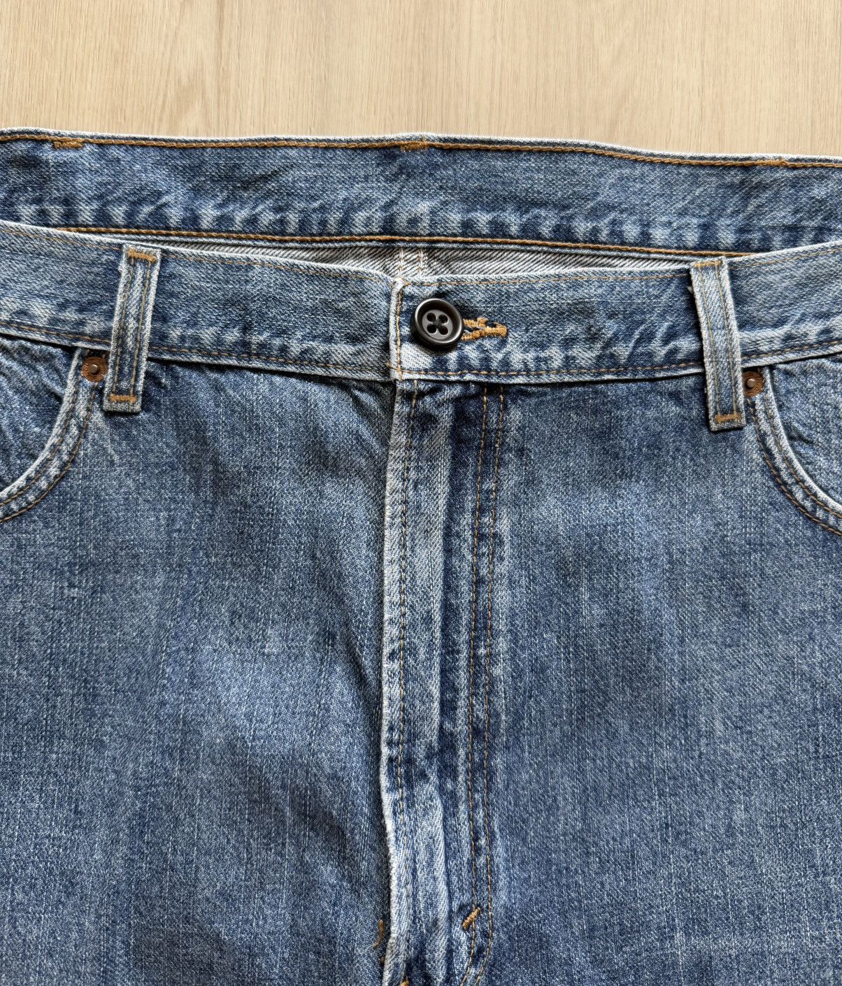 Levi's Vtg Y2K 07 Levis 550 Denim Shorts Sz 42 Straight Cotton Size US 42 / EU 58 - 4 Thumbnail