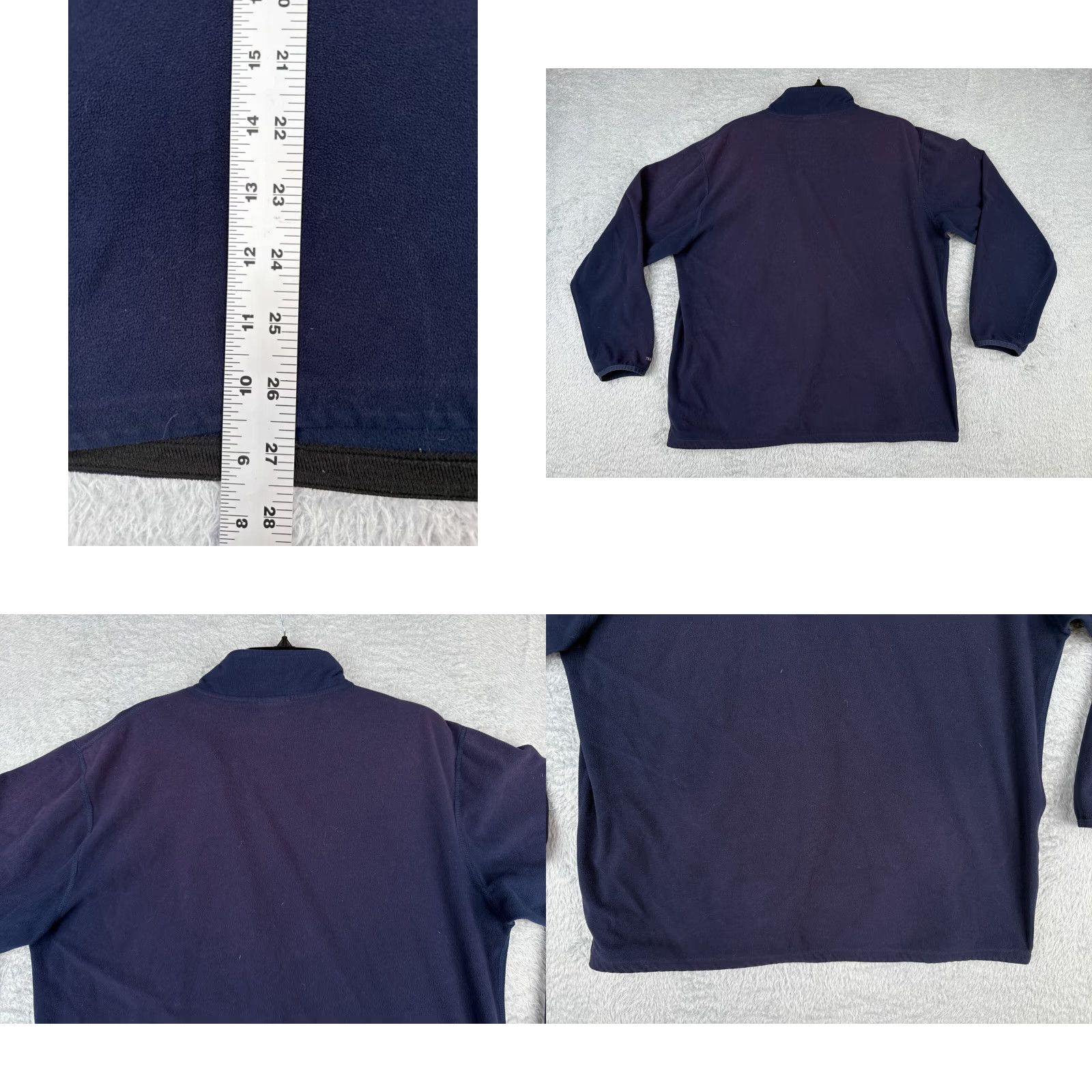 The North Face The North Face Sweater Men's XL Blue 1/4 Zip Mock Neck Polyester TKA100 Pullover Casual, Travel, Workwear Mens Size US XL / EU 56 / 4 - 9 Thumbnail