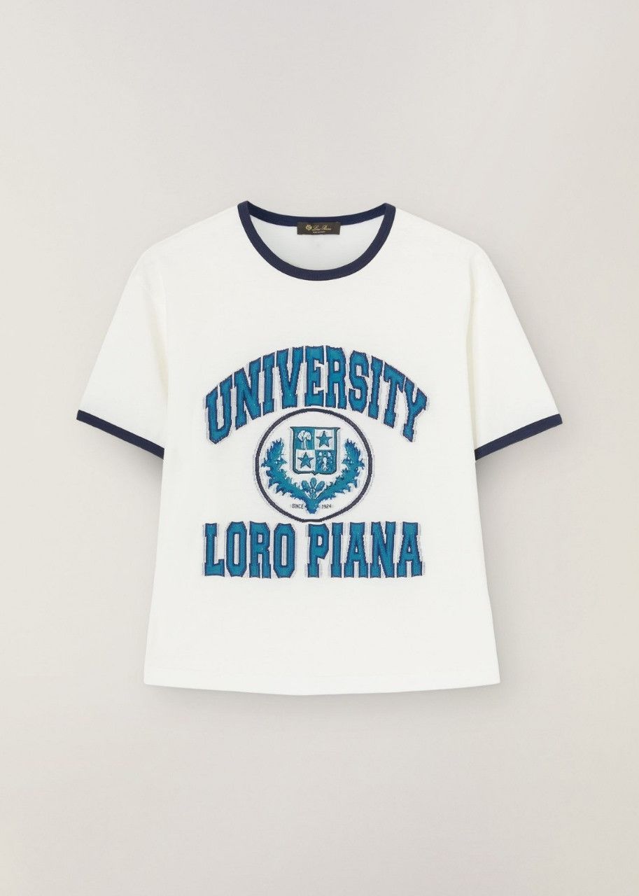 Loro Piana o1srvl11e0524 T- Shirt in White Size XL / US 12-14 / IT 48-50 - 1 Preview