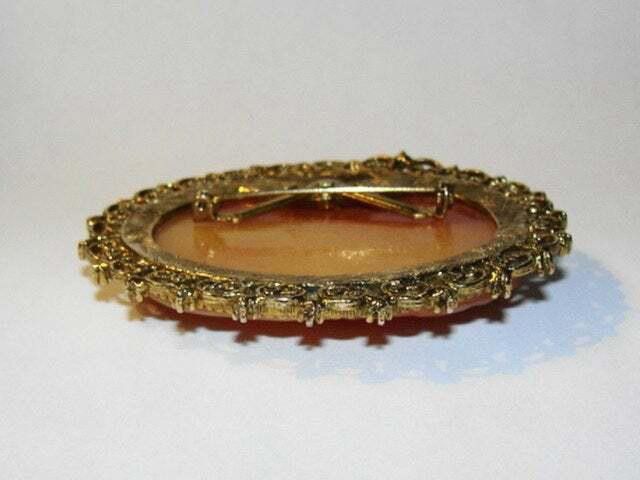 Other Large Resin Cameo of Apollo in Chariot and Aurora Pin Brooch Size ONE SIZE - 4 Thumbnail