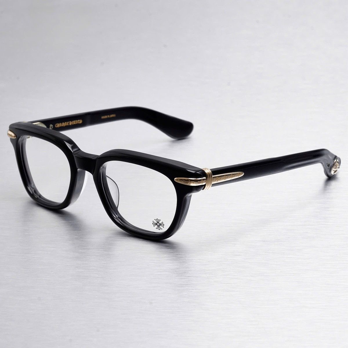 Chrome Hearts CHROME HEARTS DRIPPIN BLACK/18KGP GLASSES Size ONE SIZE - 2 Thumbnail