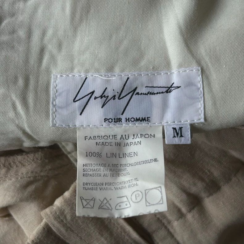 Yohji Yamamoto Yohji Yamamoto size m 93ss linen slacks pants 2504-Nextarr Size US 30 / EU 46 - 6 Thumbnail