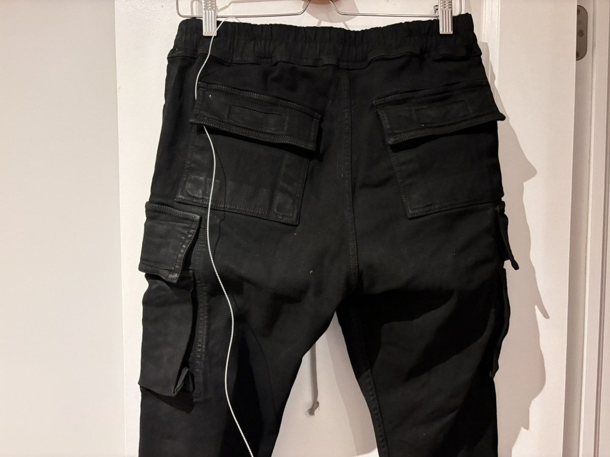 Rick Owens × Rick Owens Drkshdw RICK OWENS DRKSHDW DENIM CARGO PANTS IN BLACK Size US 32 / EU 48 - 4 Thumbnail