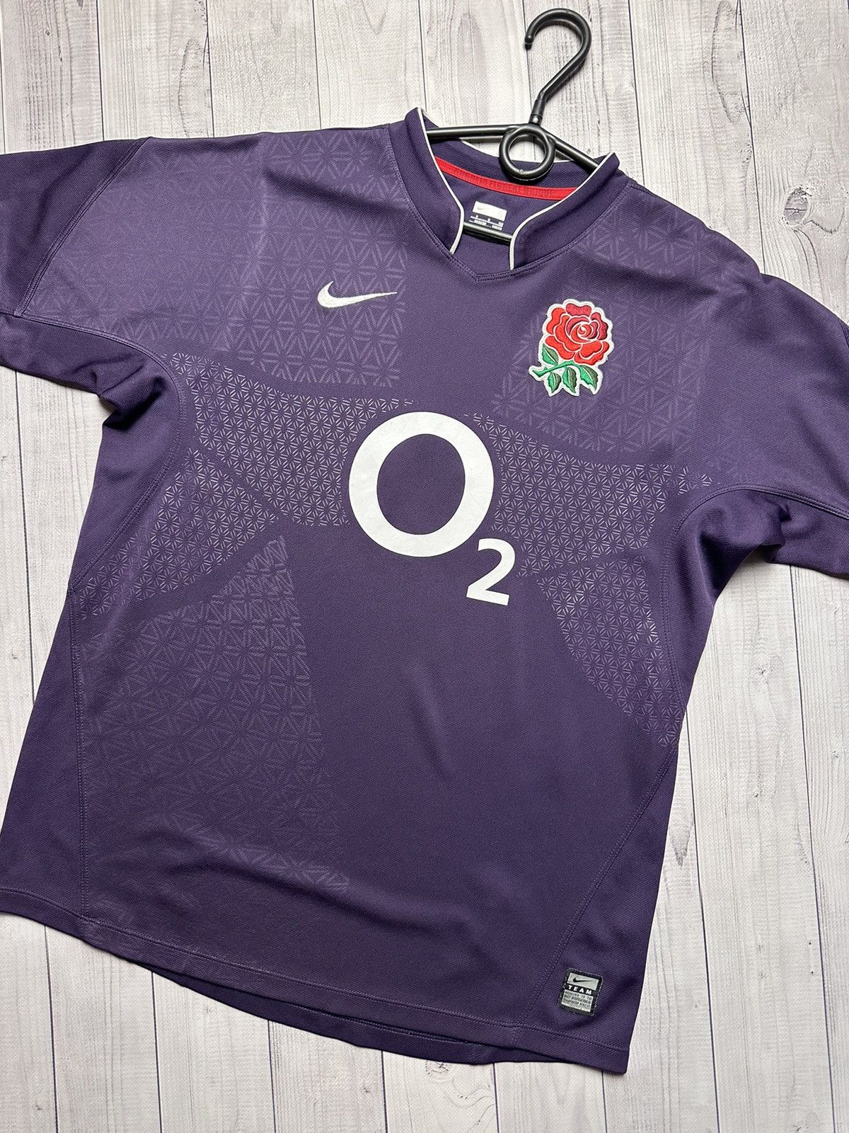 Nike × Vintage Vintage Nike England Rugby jersey size S purple rare Size US S / EU 44-46 / 1 - 2 Thumbnail