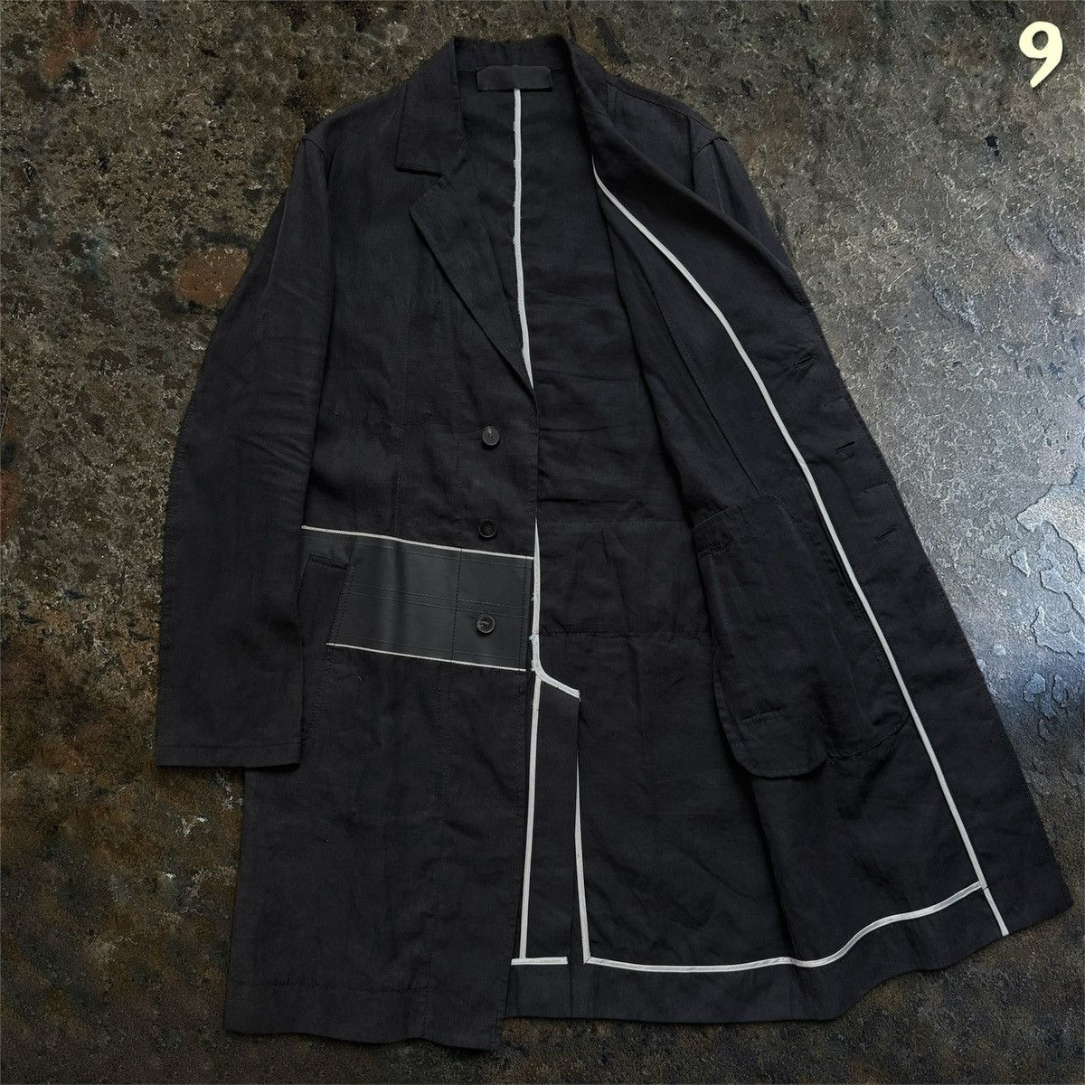Haider Ackermann Haider Ackermann SS20 Sample Asymetrical Luxury Mantel M Size US M / EU 48-50 / 2 - 4 Thumbnail
