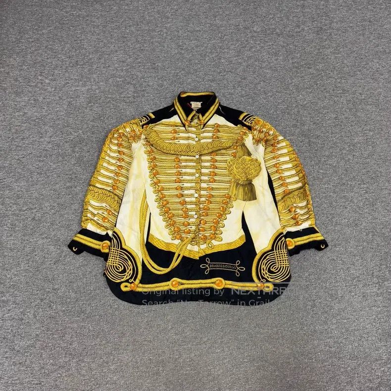 Hermes Hermes Brandenburg Silk Shirt Size M / US 6-8 / IT 42-44 - 2 Thumbnail