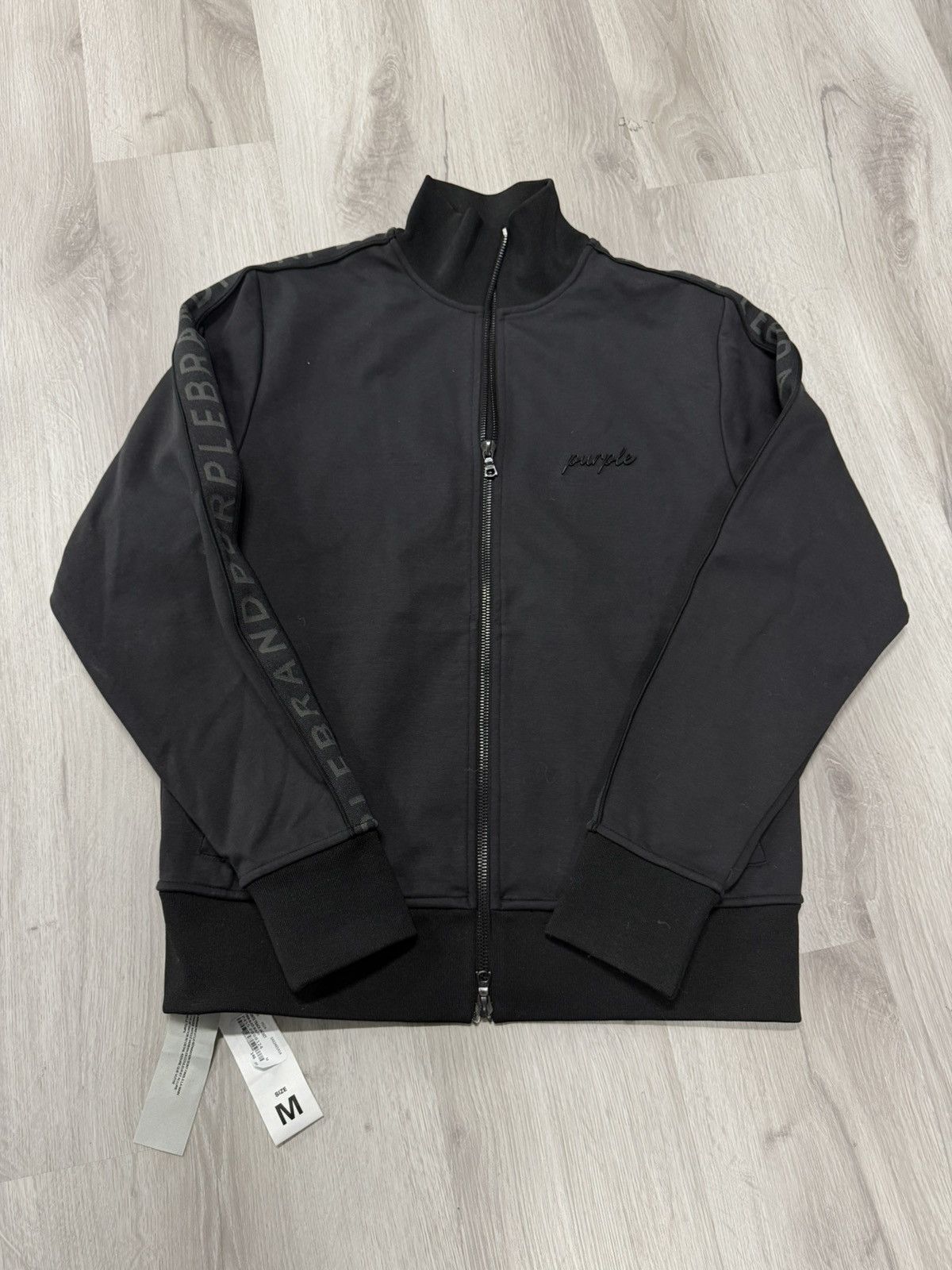 Purple Brand Purple Brand Ponte Track Jacket Black Size US M / EU 48-50 / 2 - 1 Thumbnail