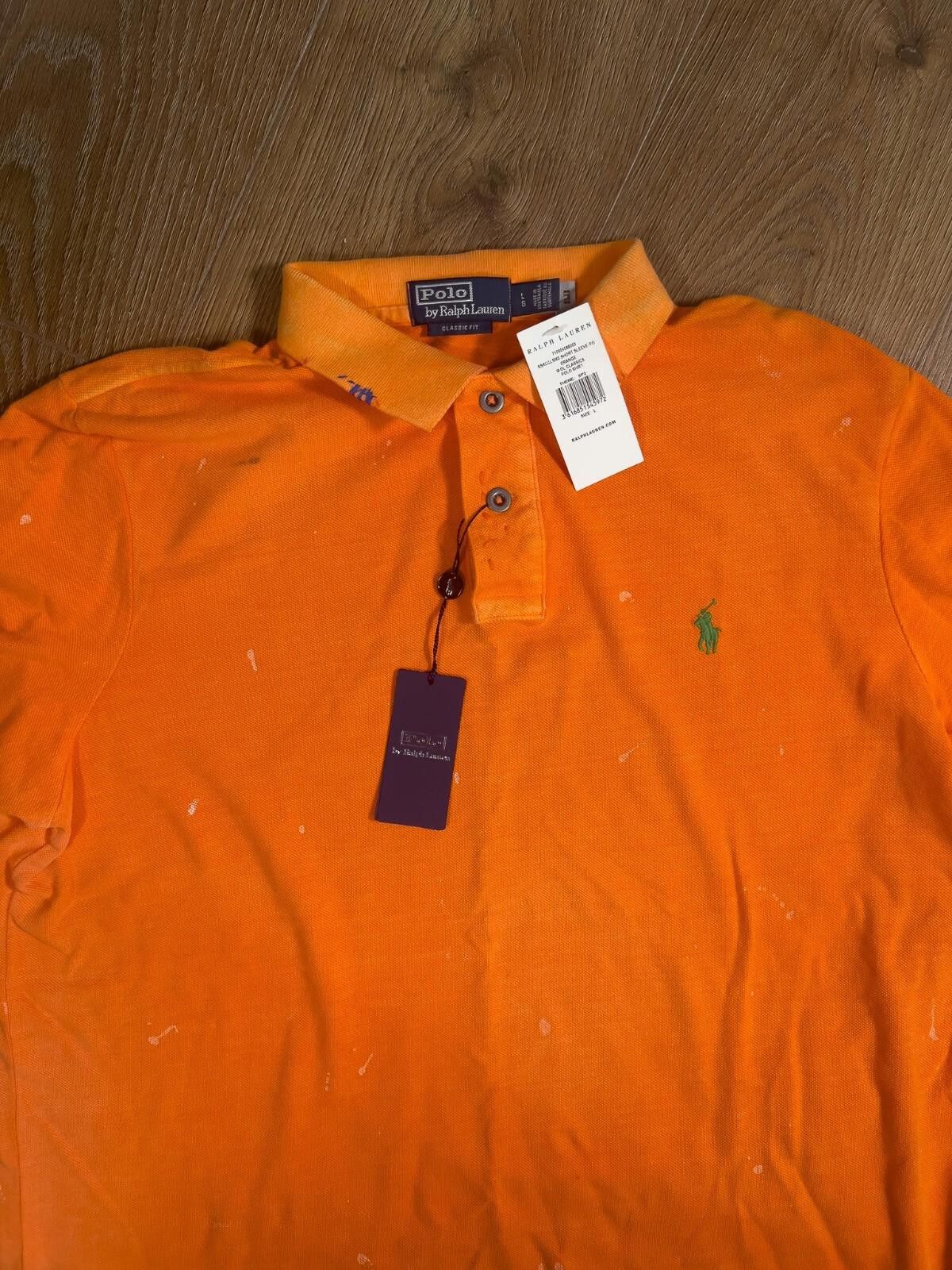 Polo Ralph Lauren Ralph Lauren Men’s Orange Polo Shirt Classic Fit Size L Size US L / EU 52-54 / 3 - 3 Thumbnail