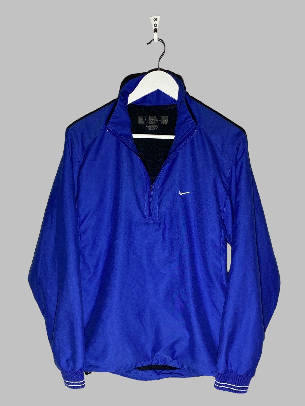 Nike 🔥 VINTAGE 00s NIKE GOLF HALF ZIP NYLON SWEATSHIRT JACKET 🔥 Size US S / EU 44-46 / 1 - 2 Thumbnail