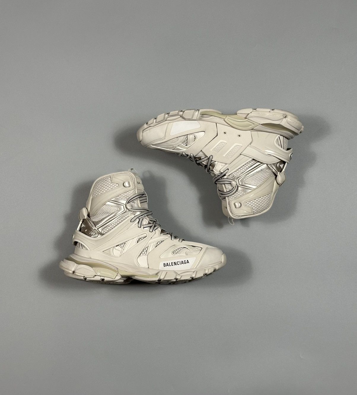 Balenciaga Track Hike Beige High-Top Sneakers