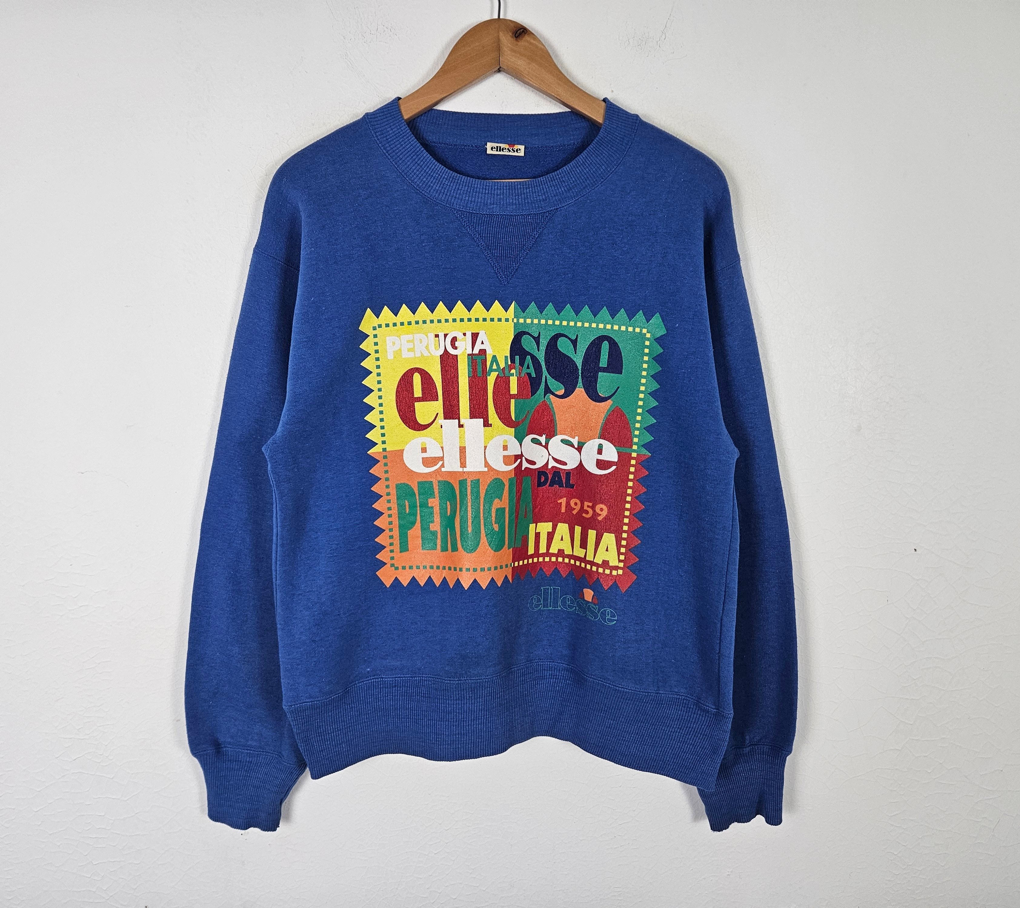 Ellesse Ellesse 90s Perugia italia Sweatshirt Size US L / EU 52-54 / 3 - 2 Thumbnail