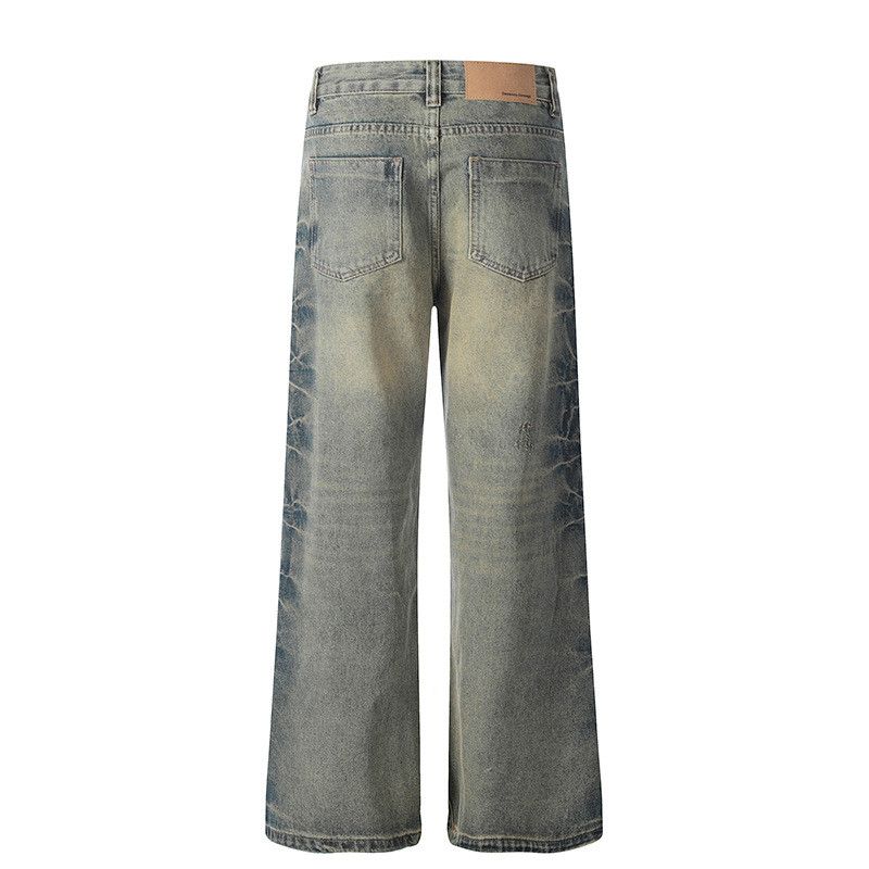 Vintage American high-street retro flared jeans for men Size US 34 / EU 50 - 2 Thumbnail