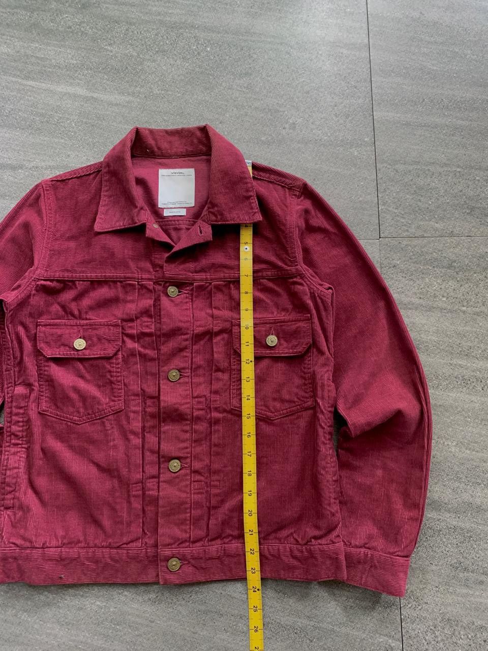 Visvim 101 Corduroy Trucker Jacket in Burgundy Size US S / EU 44-46 / 1 - 13 Thumbnail