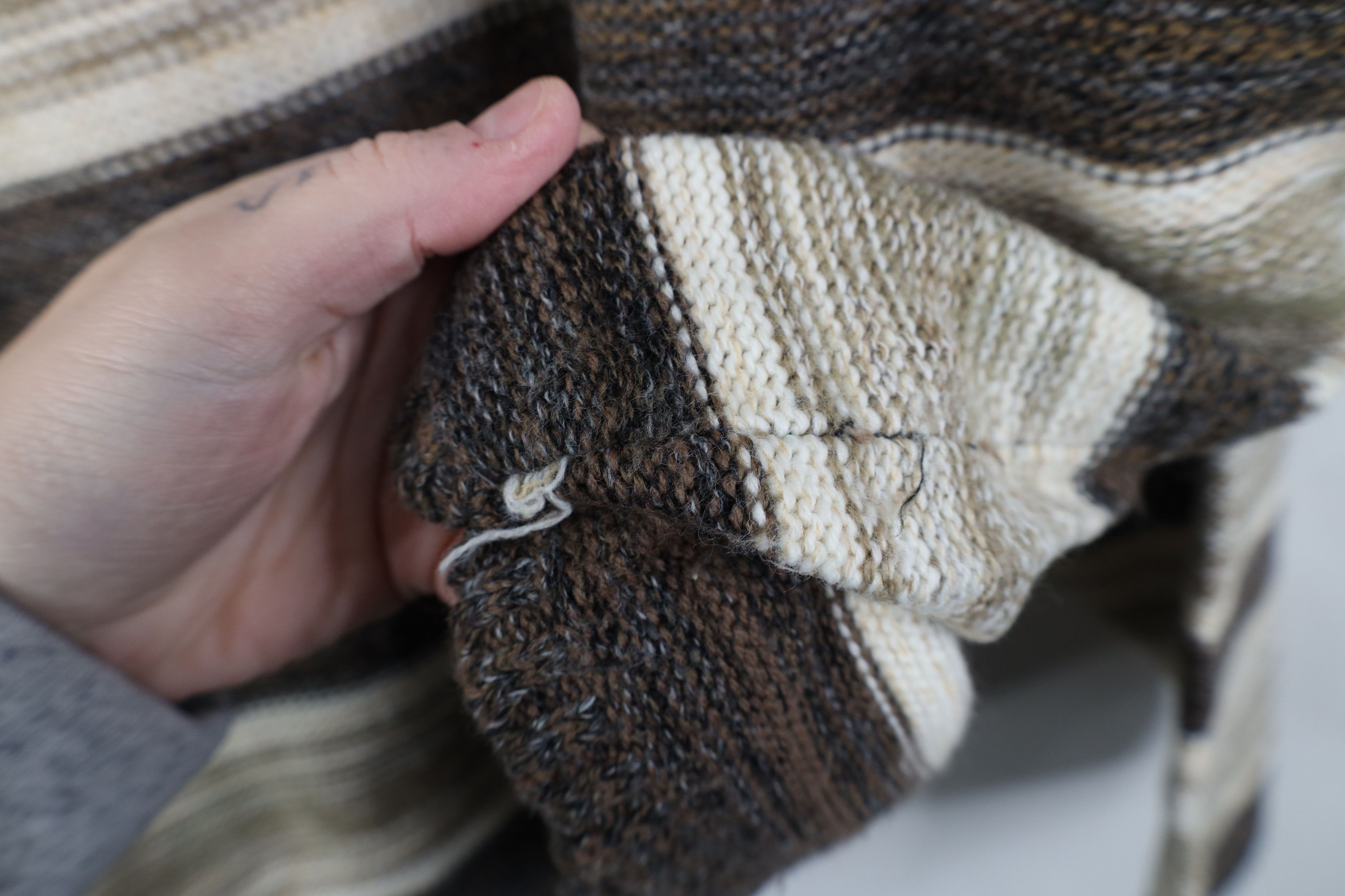 Vintage Vintage 90s Streetwear Marled Knit Sweater Earth Tone USA Size XL / US 12-14 / IT 48-50 - 8 Thumbnail