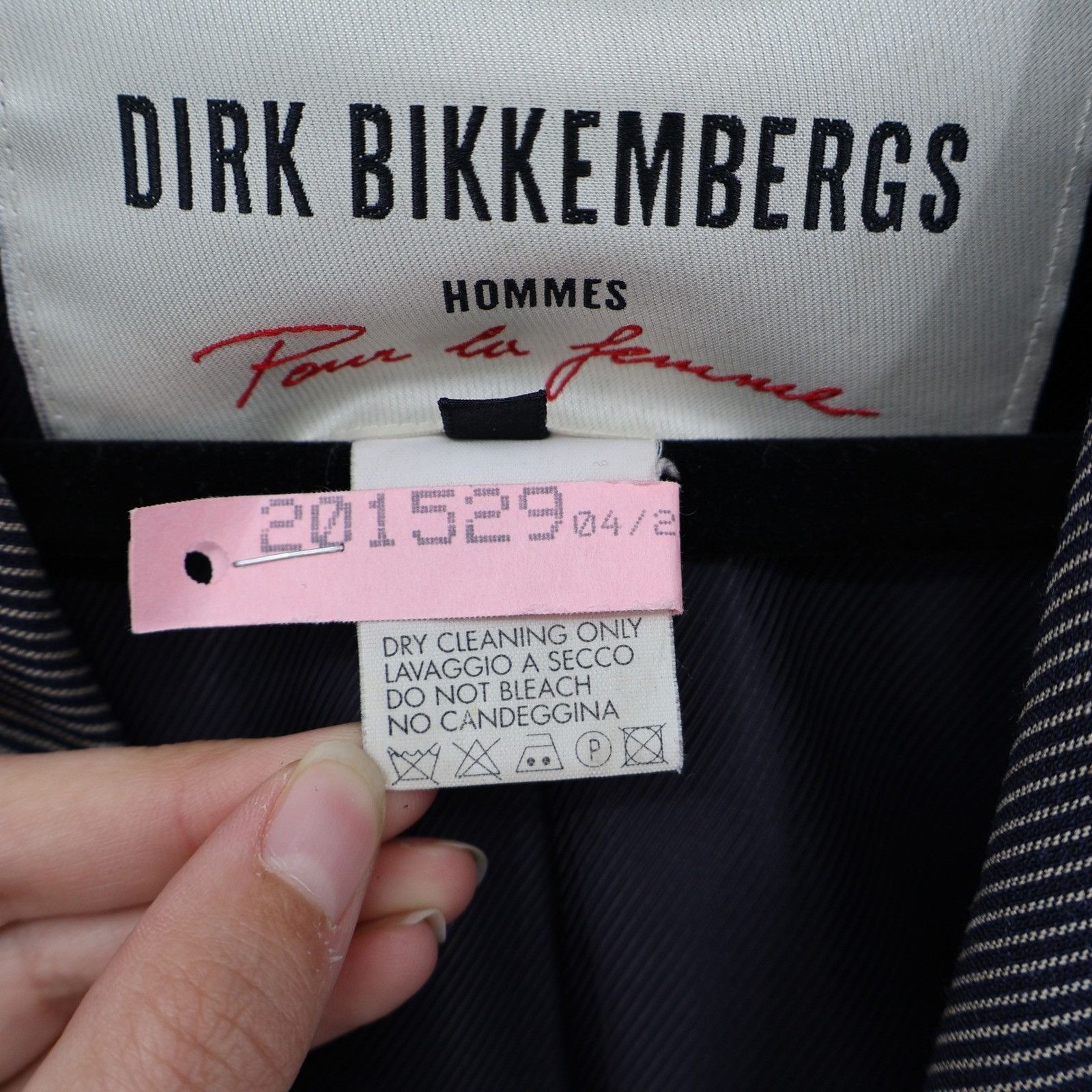 Dirk Bikkembergs Dirk Bikkembergs Herringbone Blazer Mens 46 Gray Academia Size 46R - 5 Thumbnail