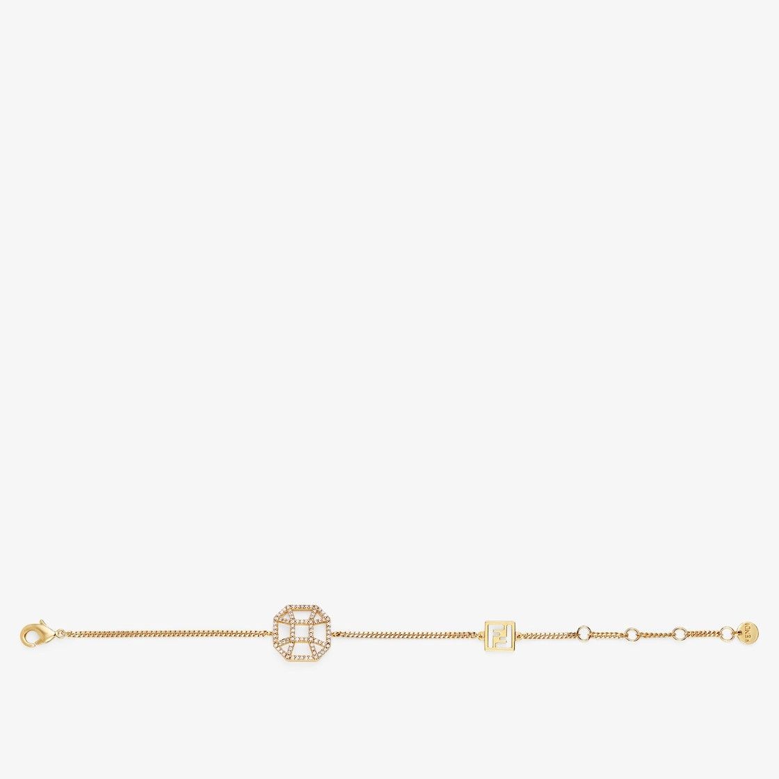 Fendi o1s1wg110925 Size:OS/Forever Fendi Bracelet in Golden Size ONE SIZE - 1 Thumbnail