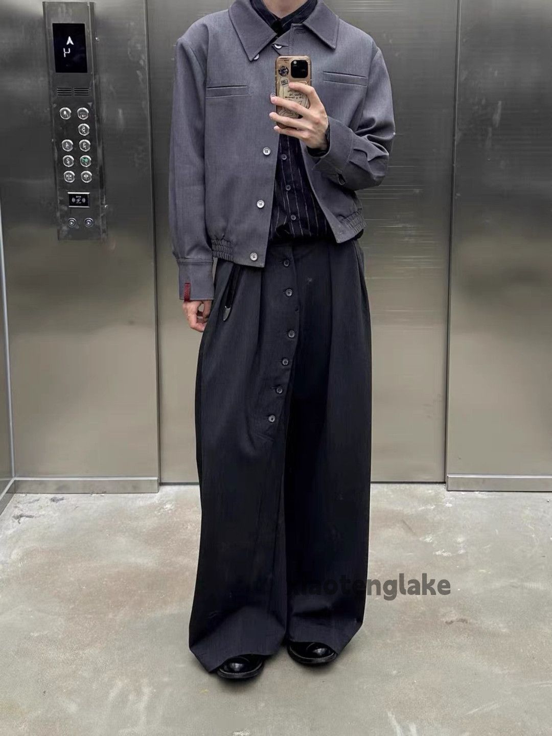 Designer Unisex utility punk hiphop yuppie pleated hiphop pants Size US 28 / EU 44 - 6 Thumbnail