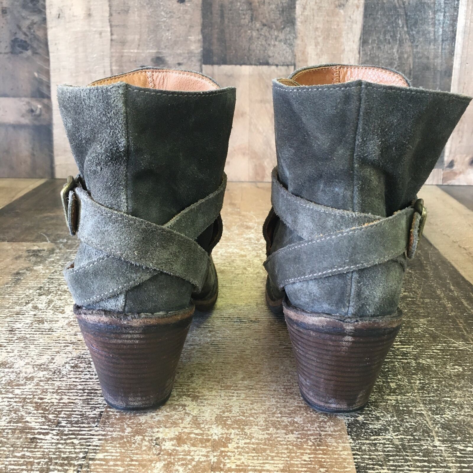Fiorentini + Baker Fiorentini Baker Gray Suede Ankle Boots Womens EUR 38 US 8 Size US 8 / IT 38 - 8 Thumbnail