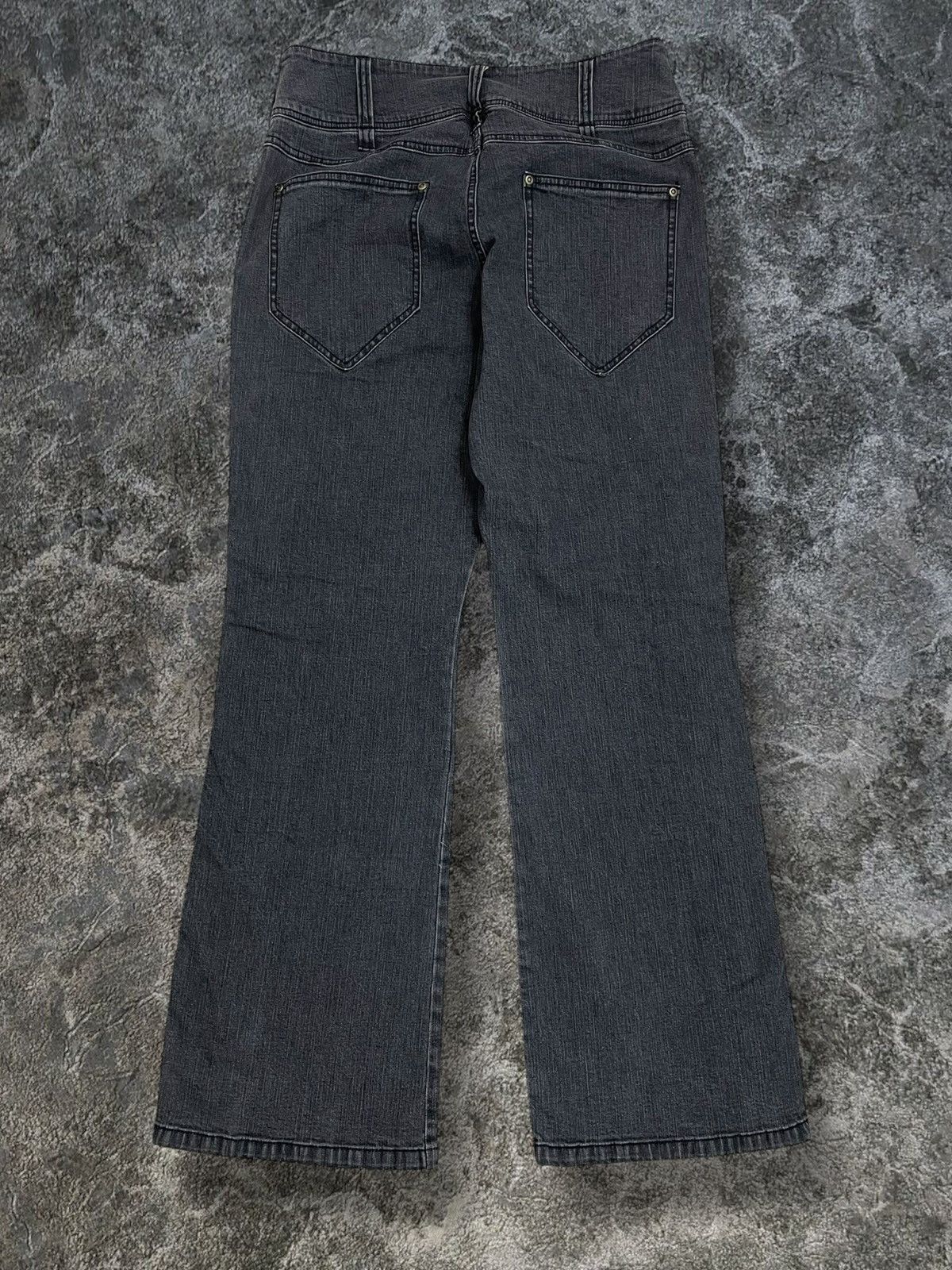 Designer × Japanese Brand × Vintage Vintage Japan Designer 90’s Smile Land Lace Flared Denim Size US 32 / EU 48 - 6 Thumbnail