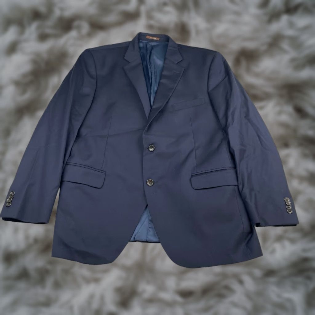Peter Millar Peter Millar Blazer Men's 100% Wool Navy Blue 44R 2-Button Size 44R - 1 Thumbnail