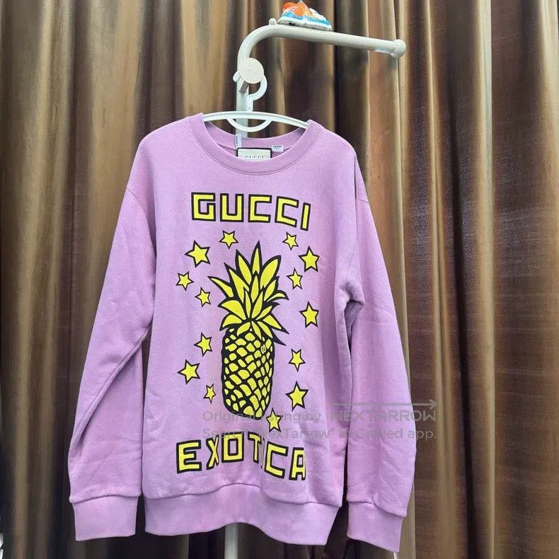 Gucci Gucci Pink pineapple sweatshirt Size US M / EU 48-50 / 2 - 1 Thumbnail