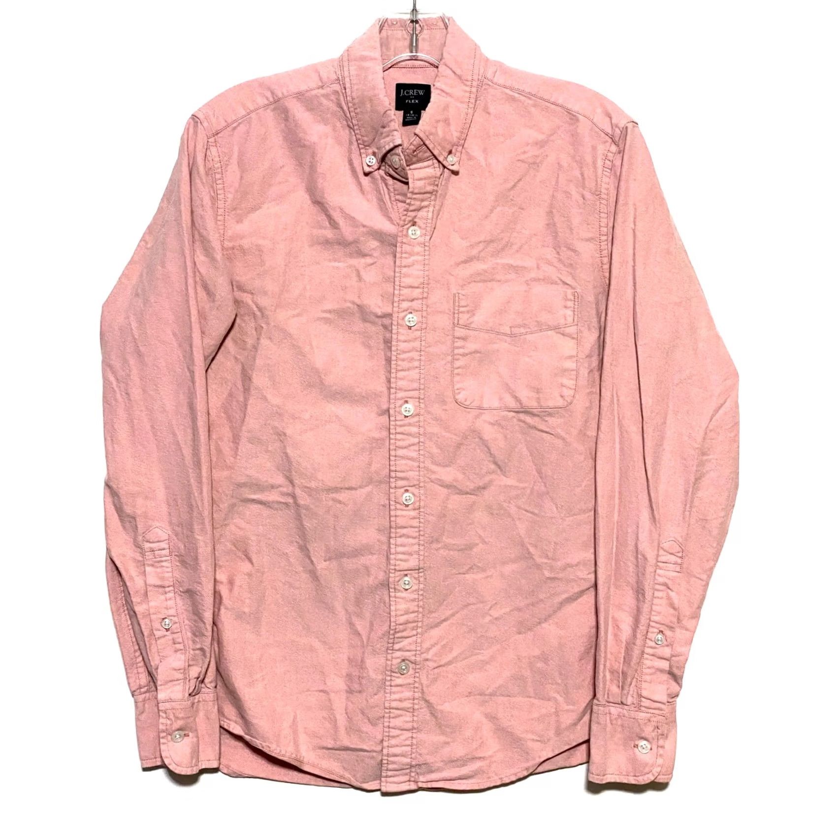 J.Crew J. Crew Oxford Pink Flex Button Dress Shirt Mens S 14-14.5 Office Preppy Size 36R - 2 Thumbnail