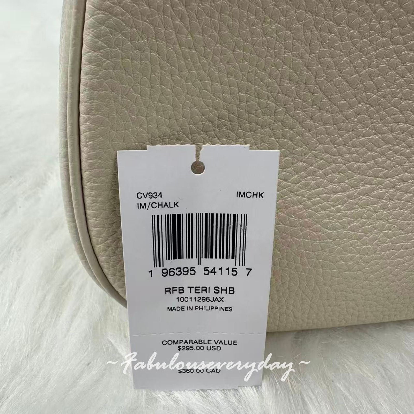 Coach Coach Teri Shoulder/Crossbody Bag In Leather/Gold/Chalk Size ONE SIZE - 5 Thumbnail