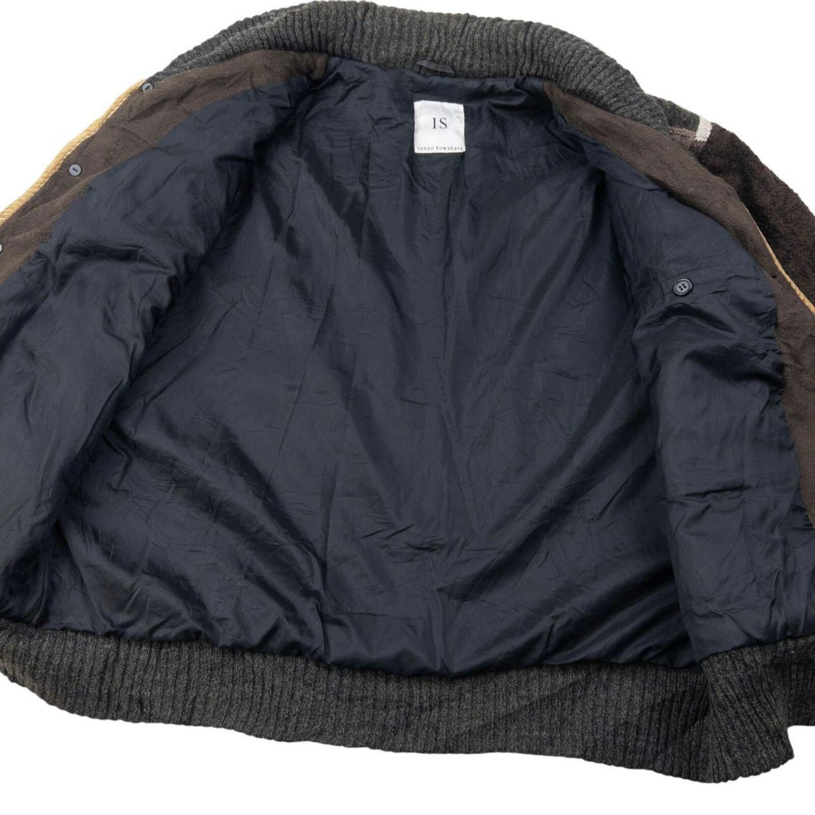 Other Vintage 2000s I.S. Sunao Kuwahara Patchwork Knit Jacket L Size US L / EU 52-54 / 3 - 4 Thumbnail
