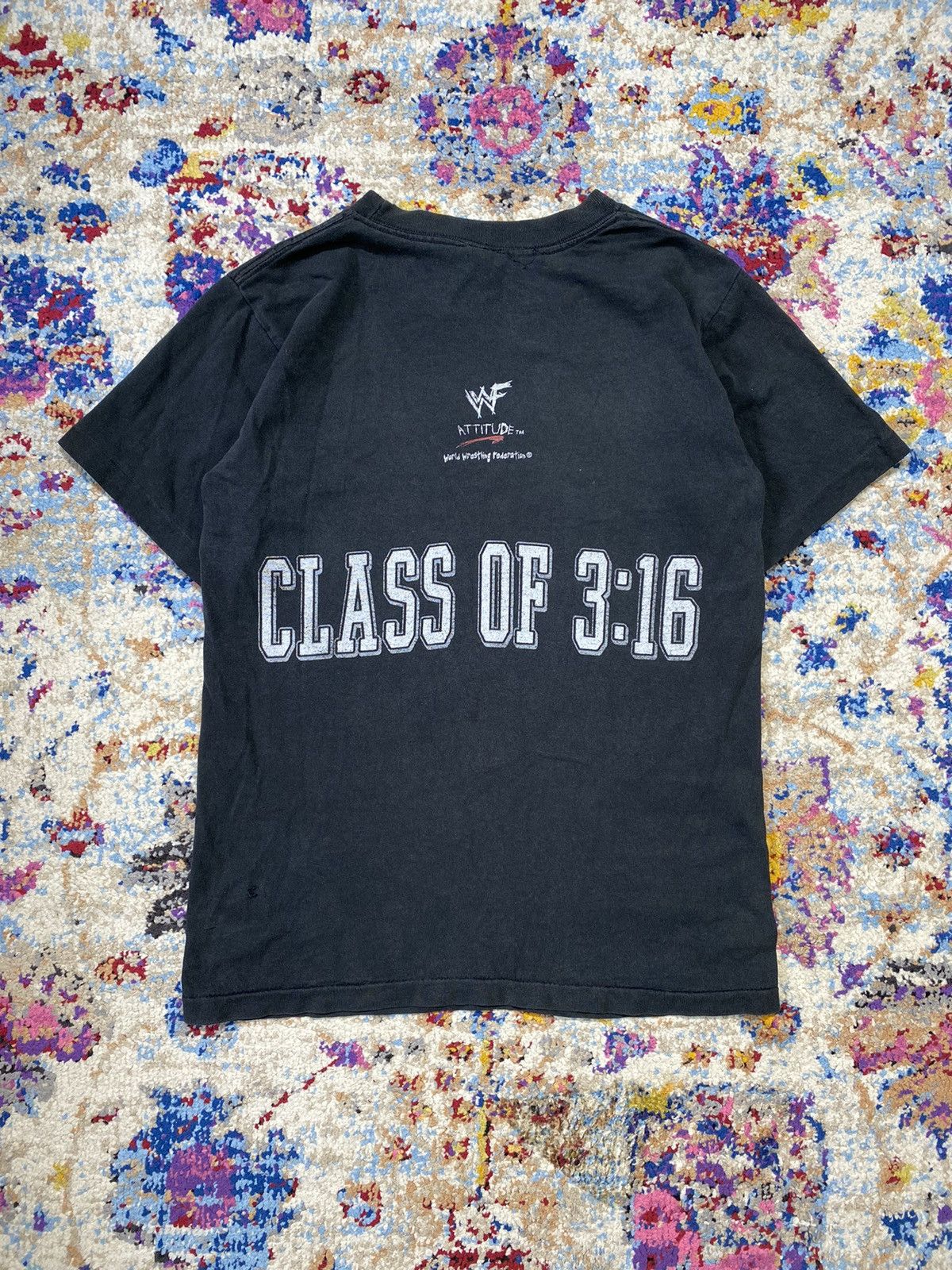 WWF 1998 WWF Stone Cold Steve Austin University Youth size Tees Size US XS / EU 42 / 0 - 2 Thumbnail