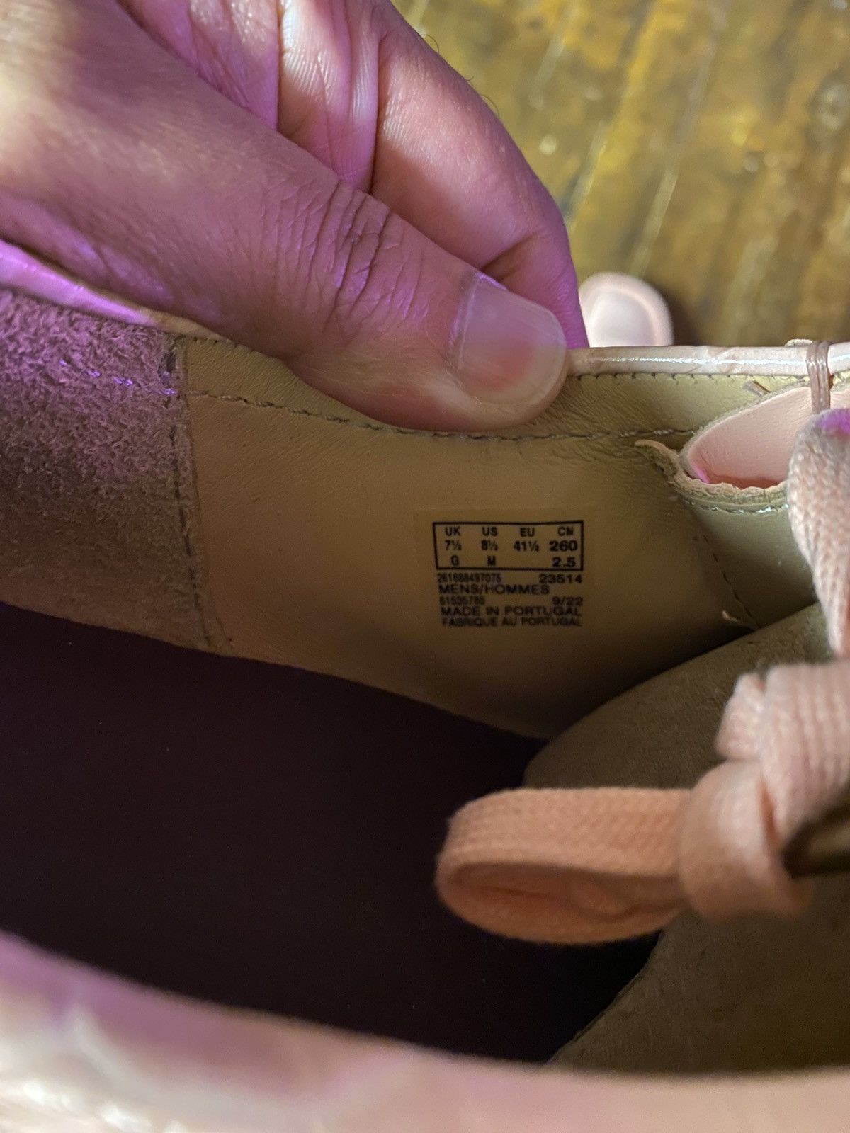 Clarks Clarks x Packer Shoes Wallabee “Light Pink Croc” Size US 8.5 / EU 41-42 - 6 Thumbnail