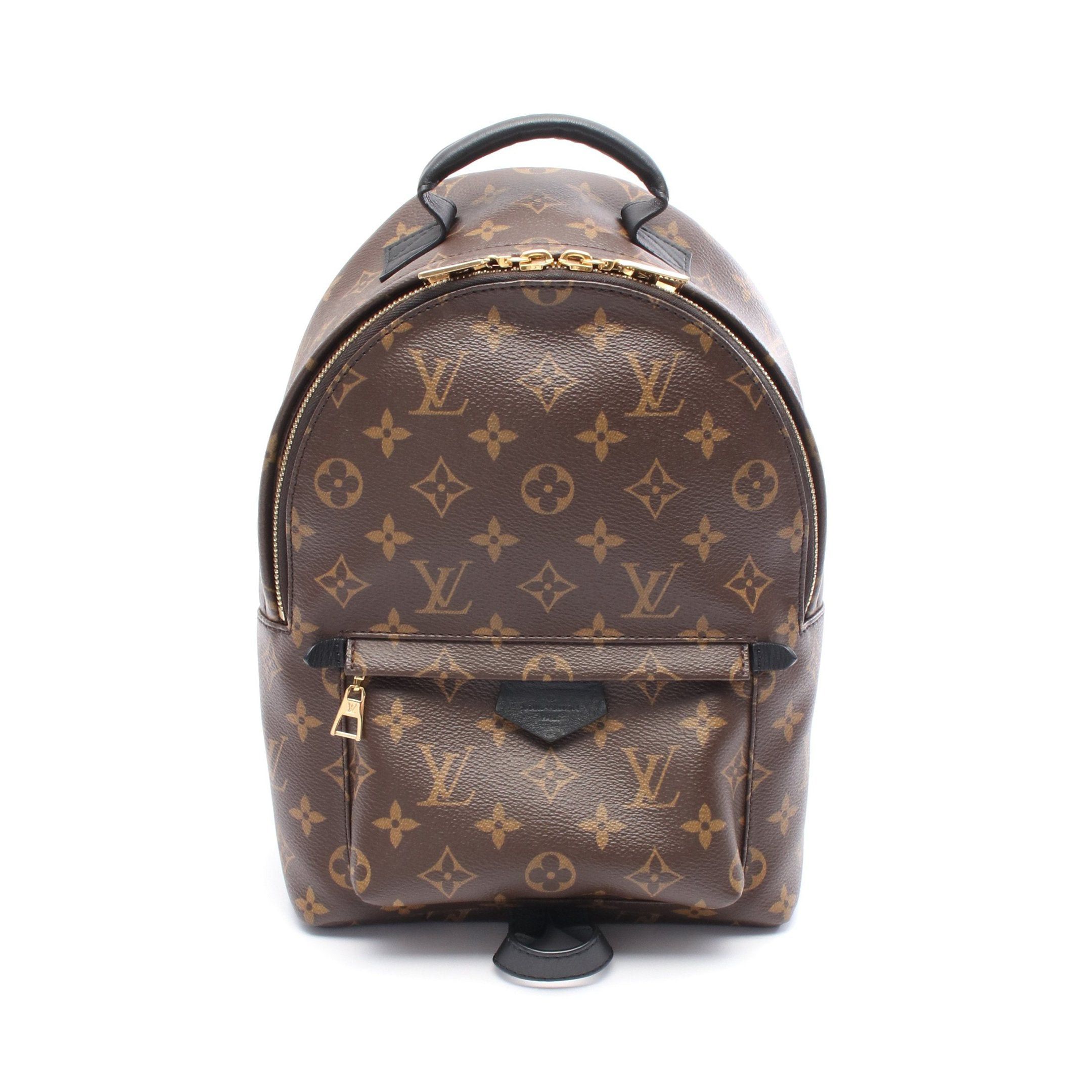 Louis Vuitton Louis Vuitton Palm Springs Backpack Pm Monogram Rucksack Leather Brown Black Size ONE SIZE - 1 Thumbnail