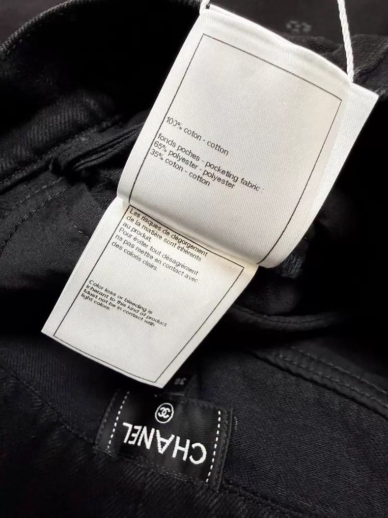 Chanel Chanel 23K autumn and winter show popular black embossed Size 25" / US 0 / IT 36 - 6 Thumbnail
