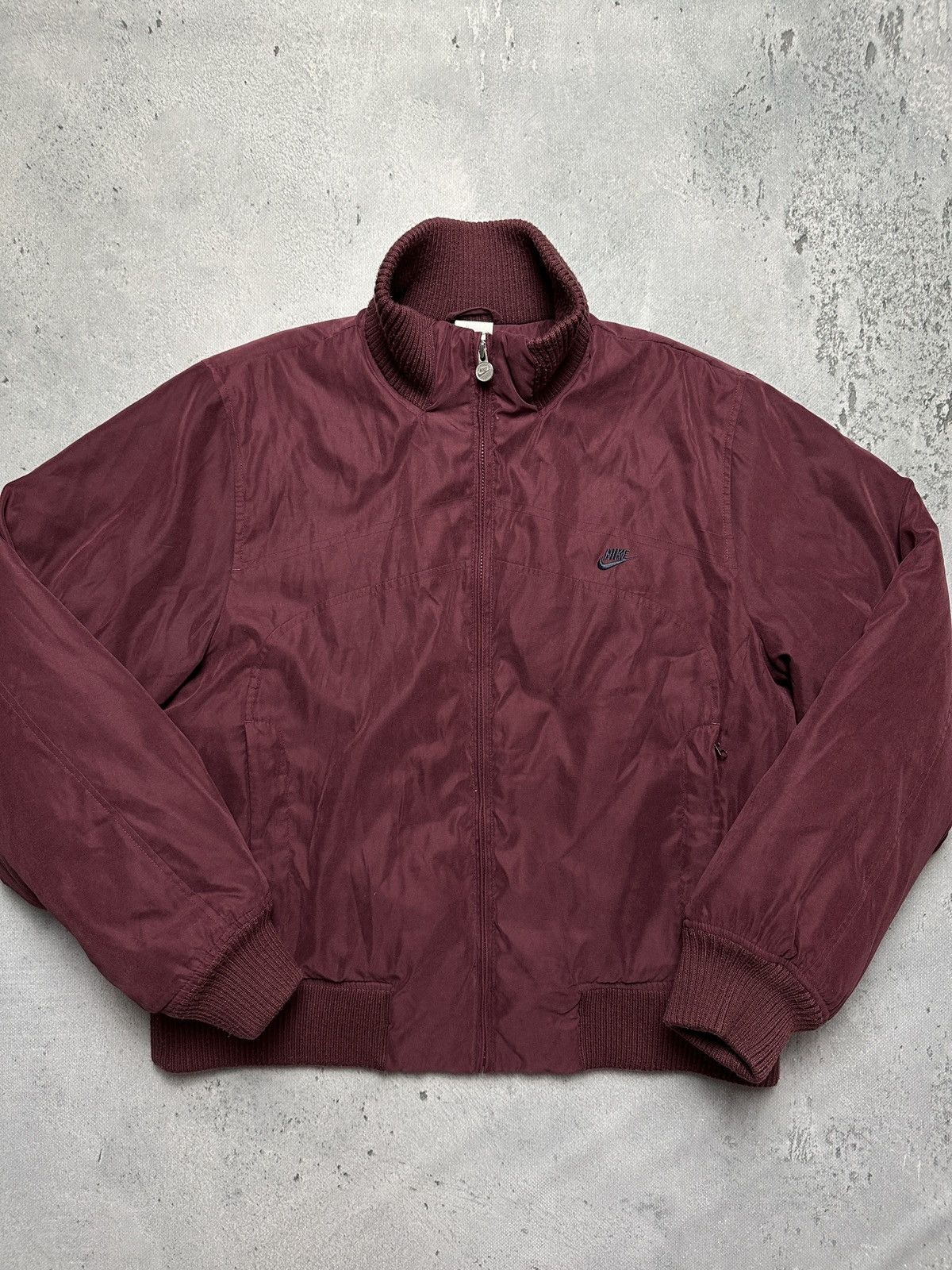Nike Nike Vintage Bomber Track Jacket Swoosh Zip-Up y2k 90s USA Size US M / EU 48-50 / 2 - 13 Thumbnail