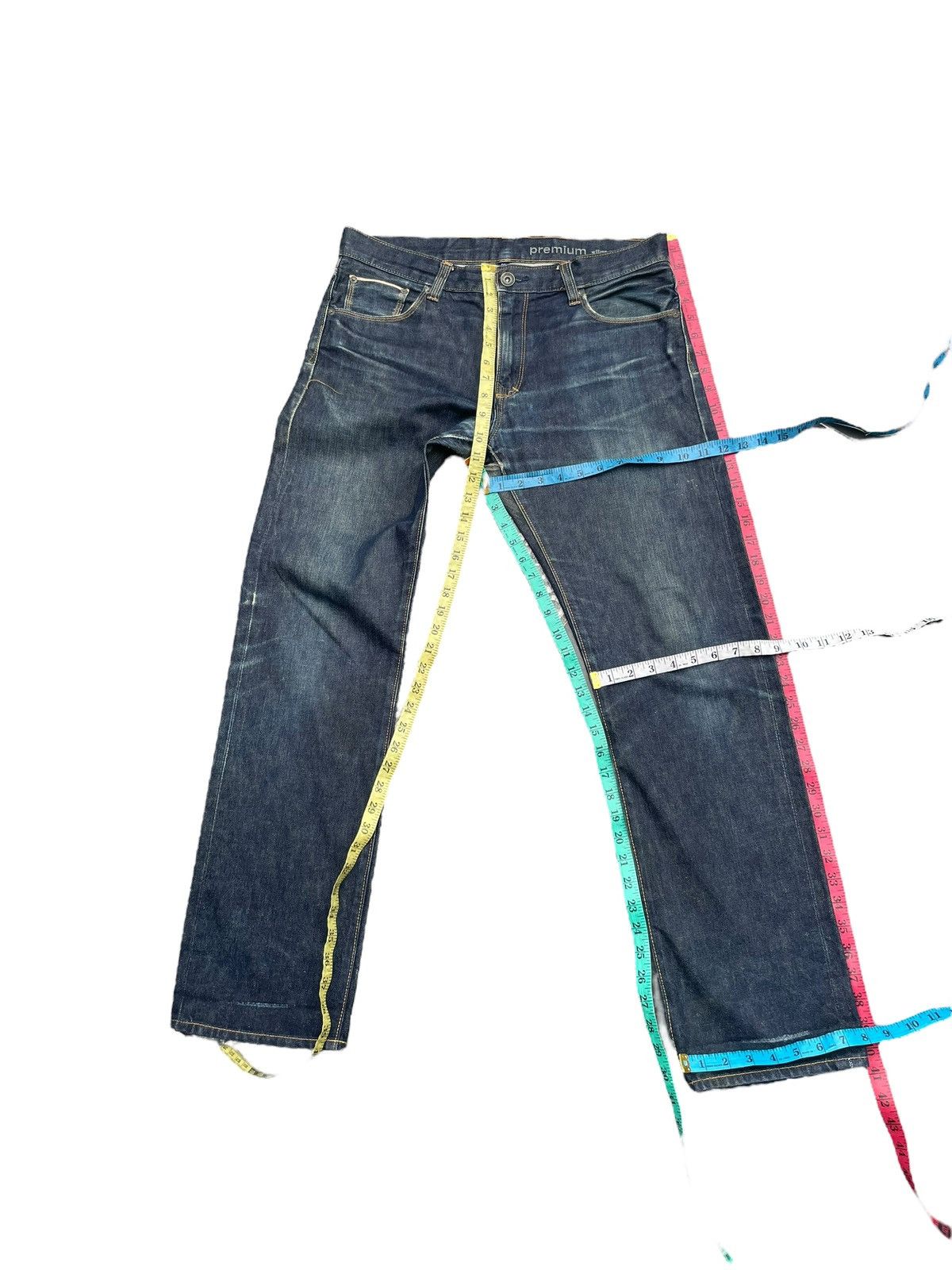 Designer × Gap Gap Selvedge Slim Straight Jeans Size US 35 - 13 Thumbnail
