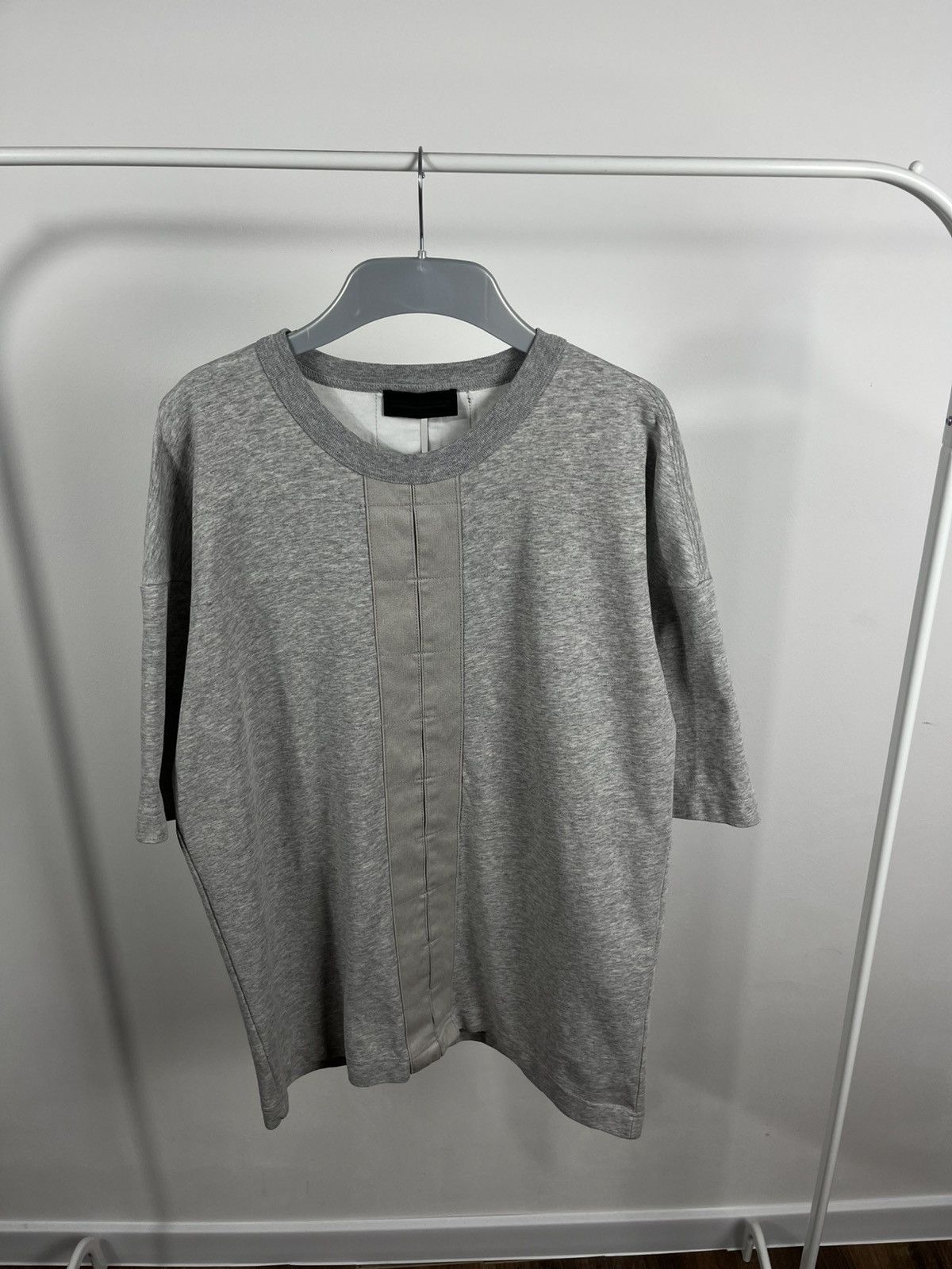 Diesel × Diesel Black Gold Diesel Black Gold Faux Leather Panel Tee T-Shirt Grey M Size US M / EU 48-50 / 2 - 4 Thumbnail